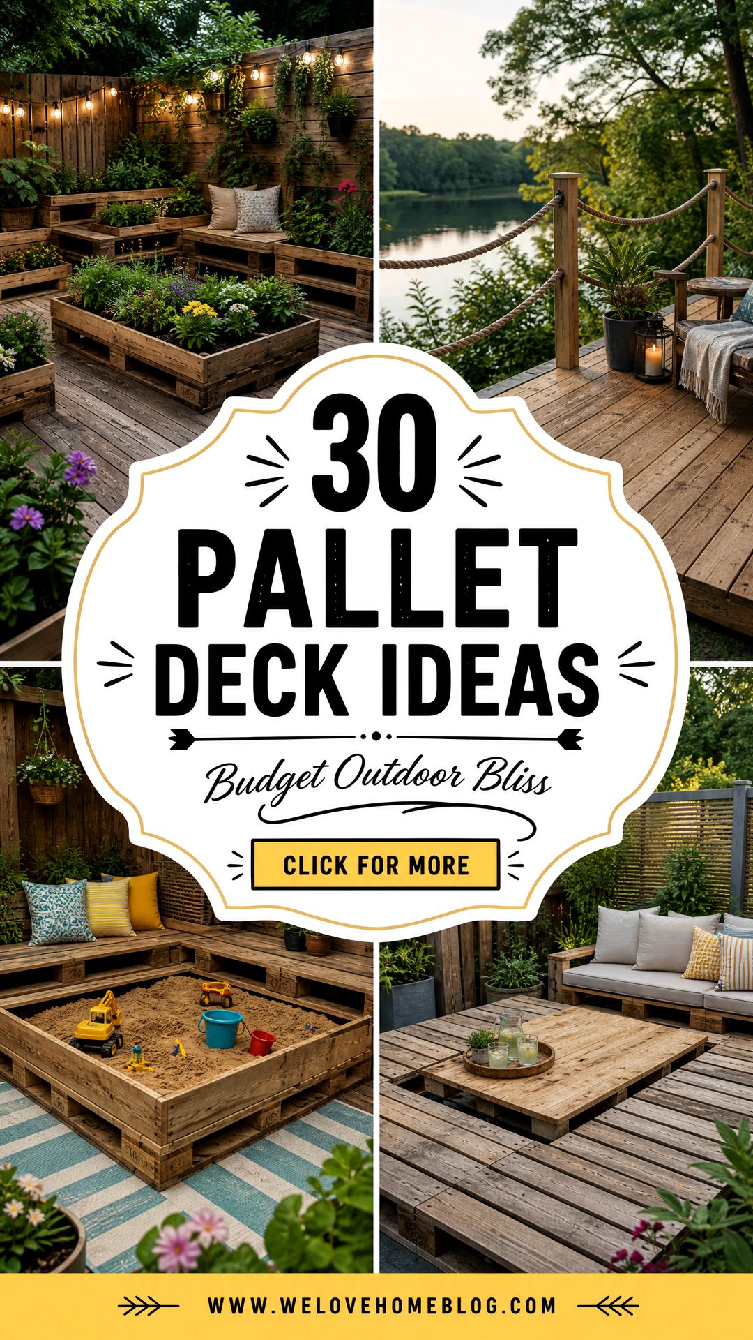 30 Pallet Deck Ideas for a Budget Friendly Outdoor Space - 30 Pallet Deck Ideas for a Budget Friendly Outdoor Space