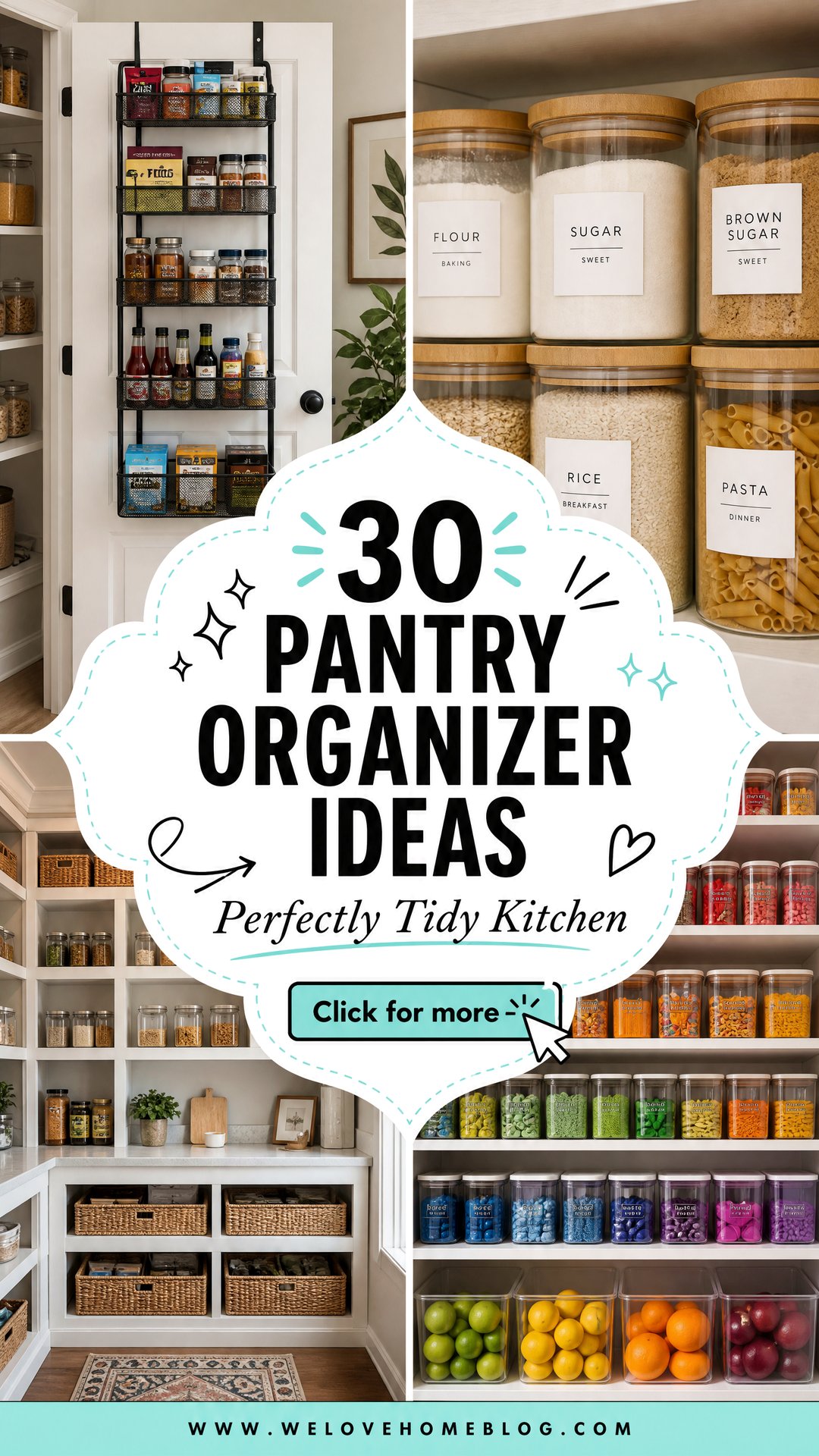 30 Pantry Organizer Ideas for a Perfectly Tidy Kitchen - 30 Pantry Organizer Ideas for a Perfectly Tidy Kitchen