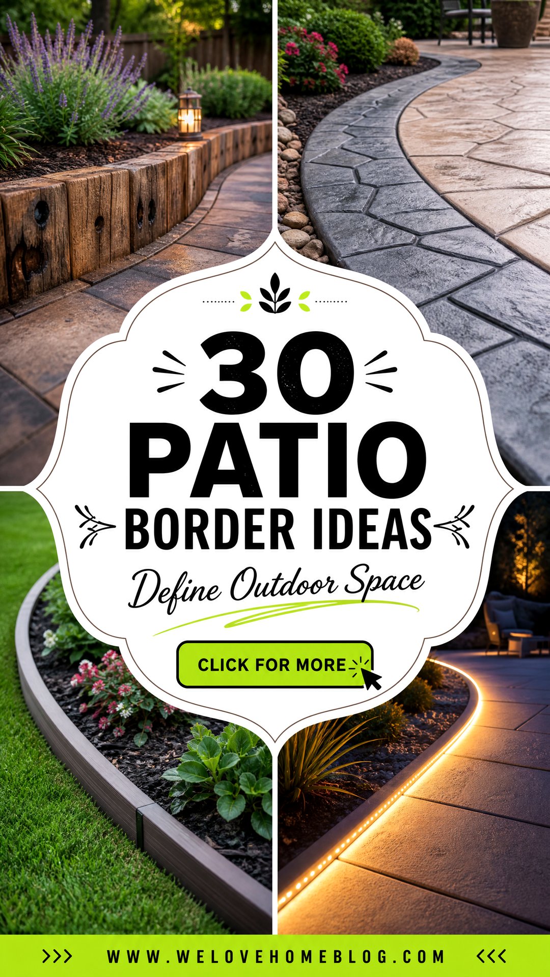 30 Patio Border Ideas to Define Your Outdoor Space - 30 Patio Border Ideas to Define Your Outdoor Space