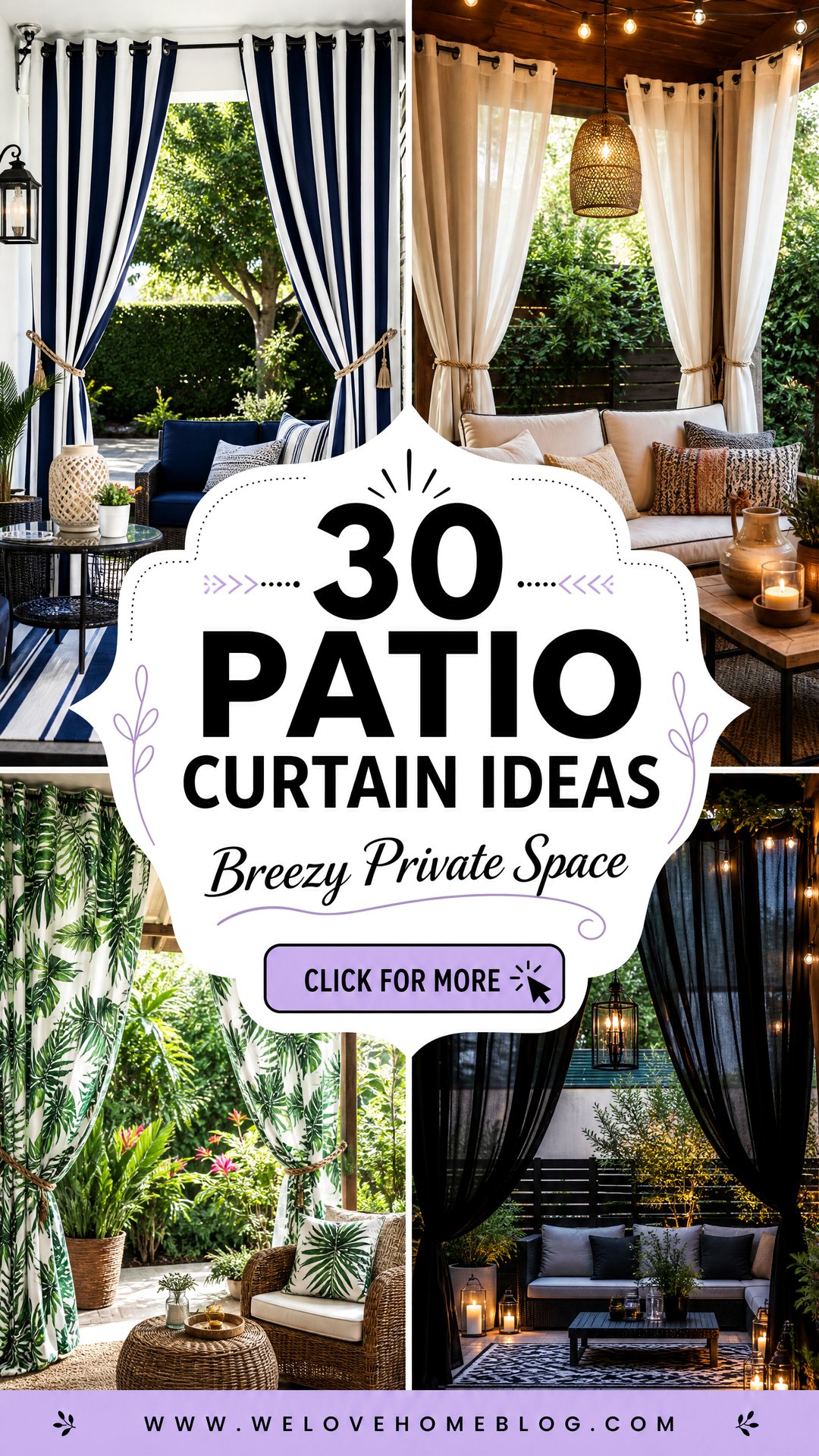 30 Patio Curtain Ideas for a Breezy and Private Space - 30 Patio Curtain Ideas for a Breezy and Private Space