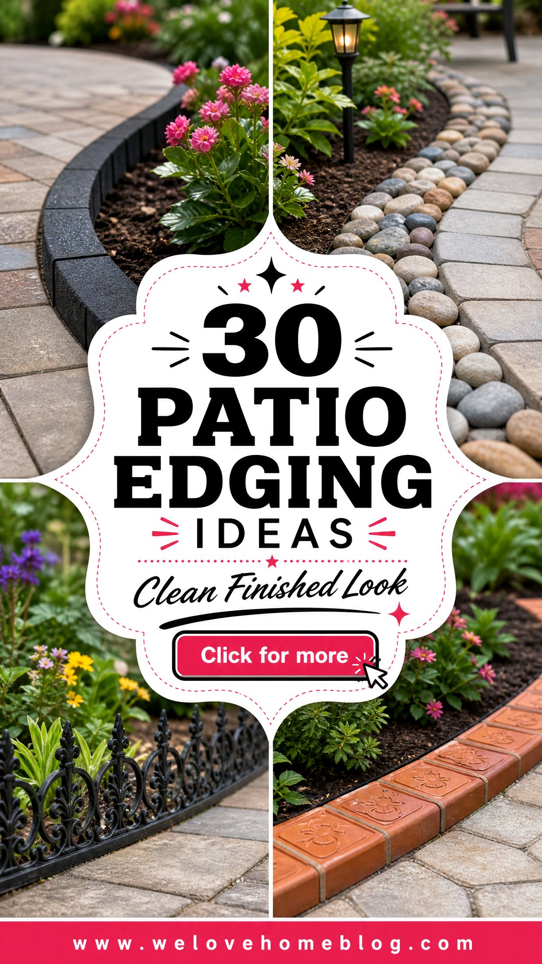 30 Patio Edging Ideas for a Clean and Finished Look - 30 Patio Edging Ideas for a Clean and Finished Look