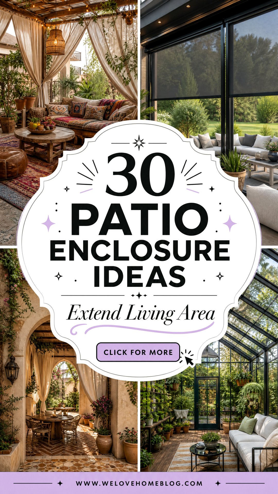 30 Patio Enclosure Ideas to Extend Your Living Area - 30 Patio Enclosure Ideas to Extend Your Living Area