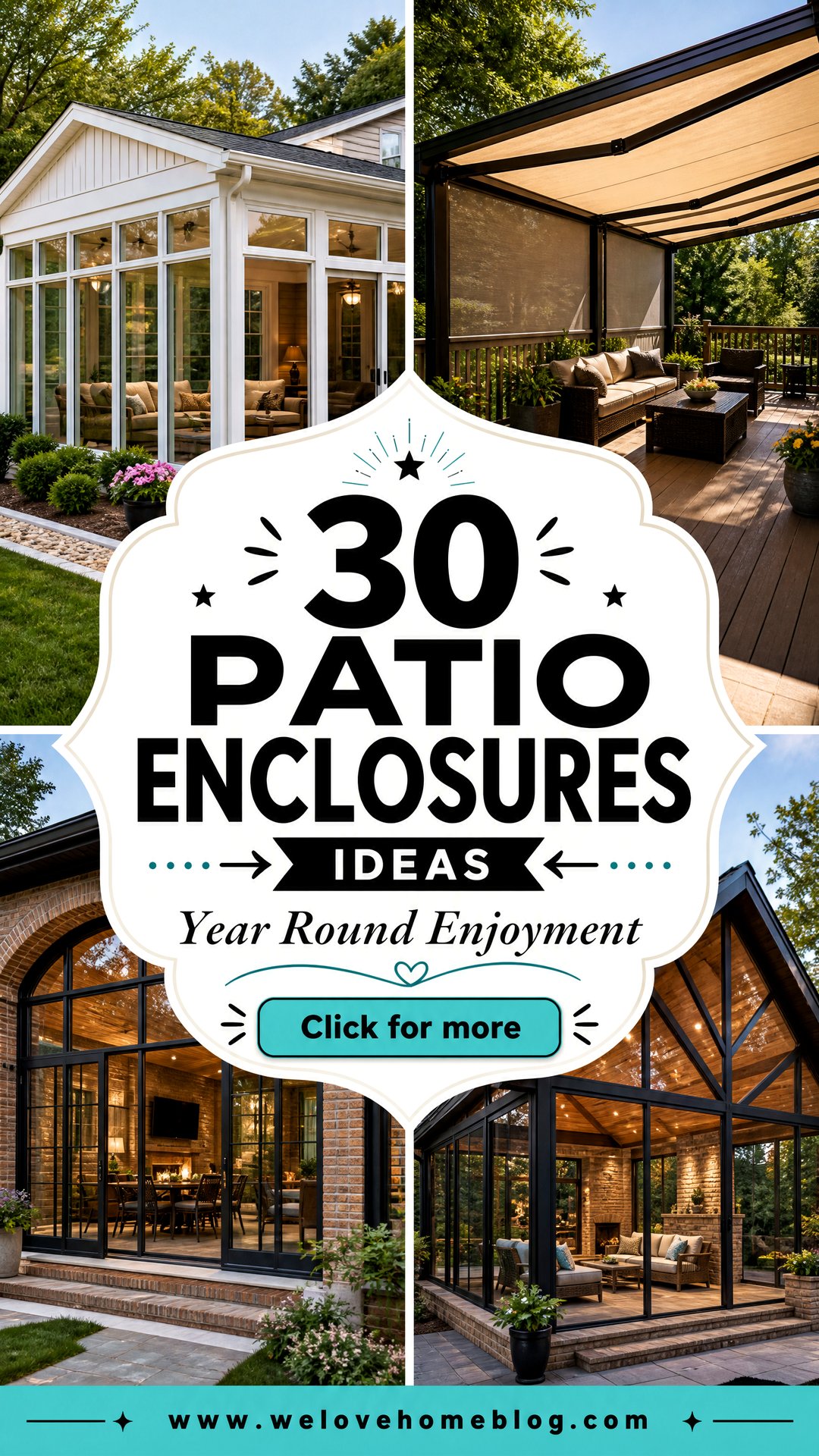 30 Patio Enclosures Ideas for Year-Round Outdoor Use - 30 Patio Enclosures Ideas for Year-Round Outdoor Use