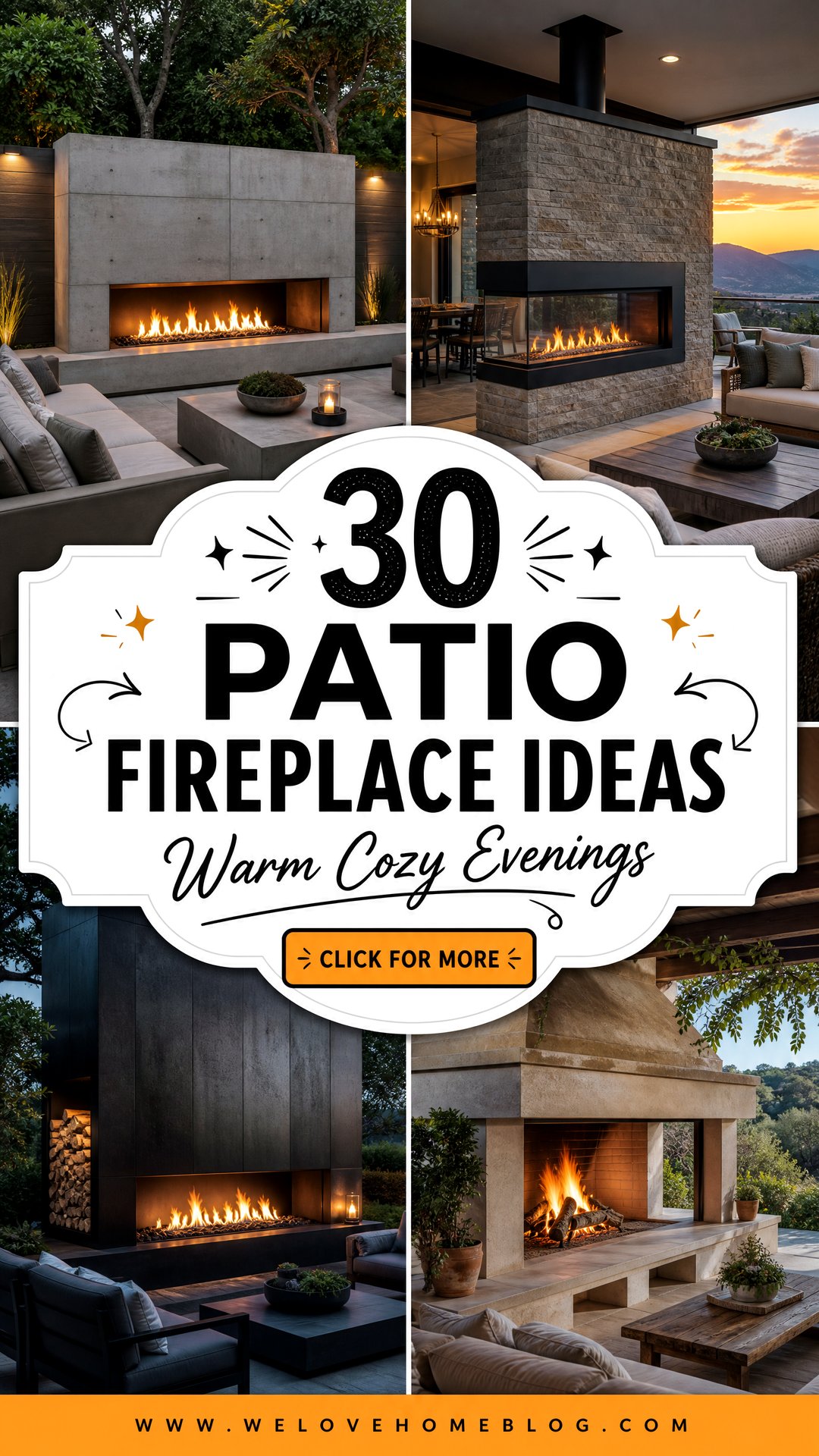 30 Patio Fireplace Ideas for Warm and Cozy Evenings - 30 Patio Fireplace Ideas for Warm and Cozy Evenings