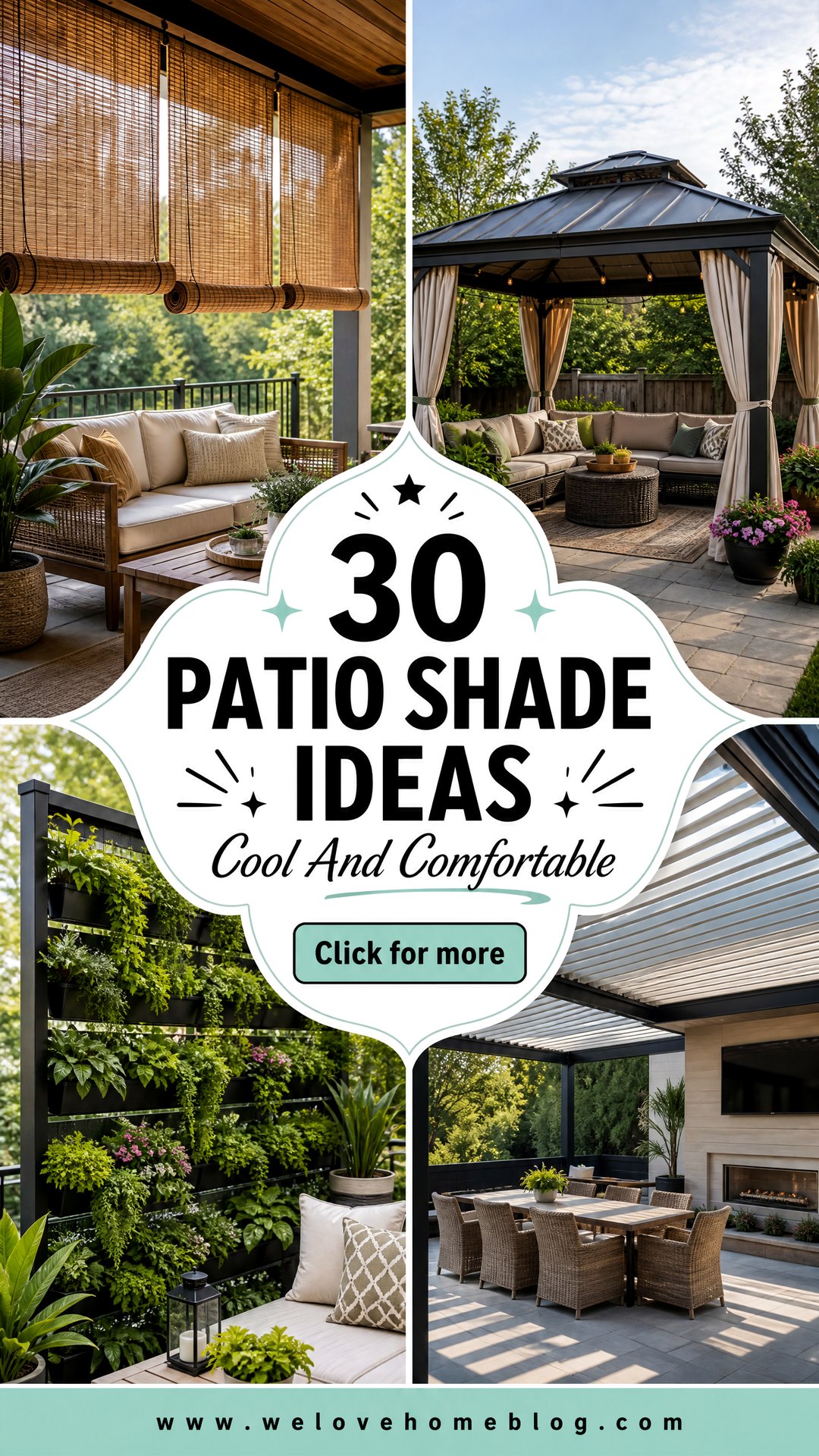 30 Patio Shade Ideas for a Cool and Comfortable Yard - 30 Patio Shade Ideas for a Cool and Comfortable Yard
