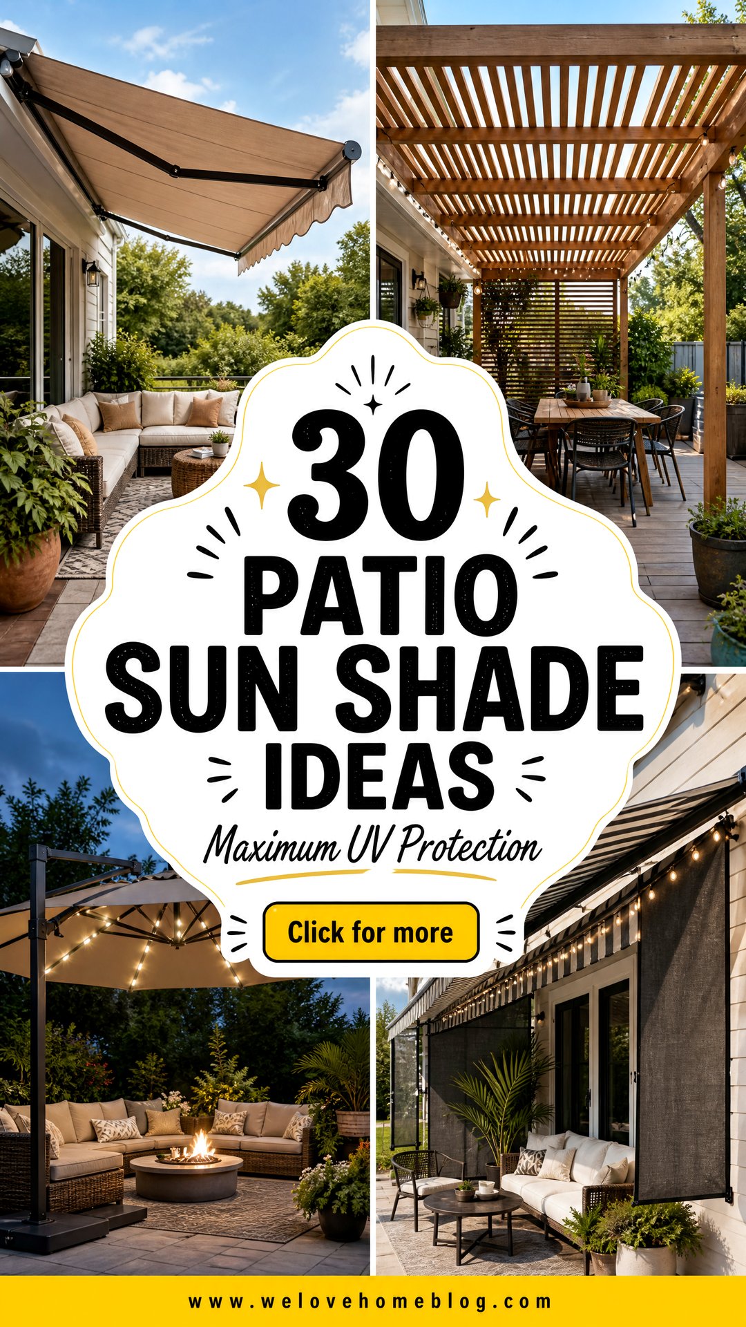 30 Patio Sun Shade Ideas for Maximum UV Protection - 30 Patio Sun Shade Ideas for Maximum UV Protection