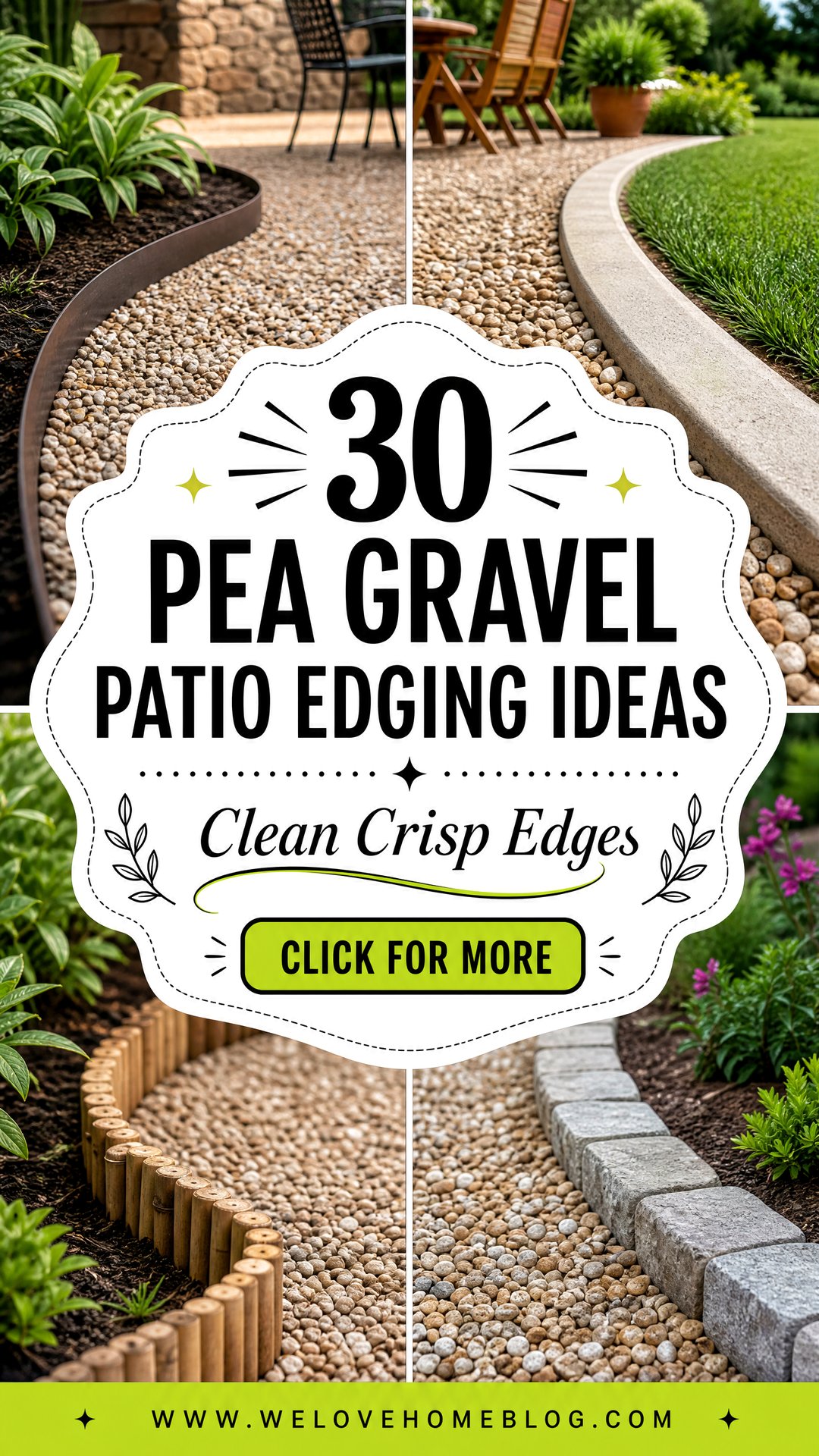 30 Pea Gravel Patio Edging Ideas for a Clean Look - 30 Pea Gravel Patio Edging Ideas for a Clean Look