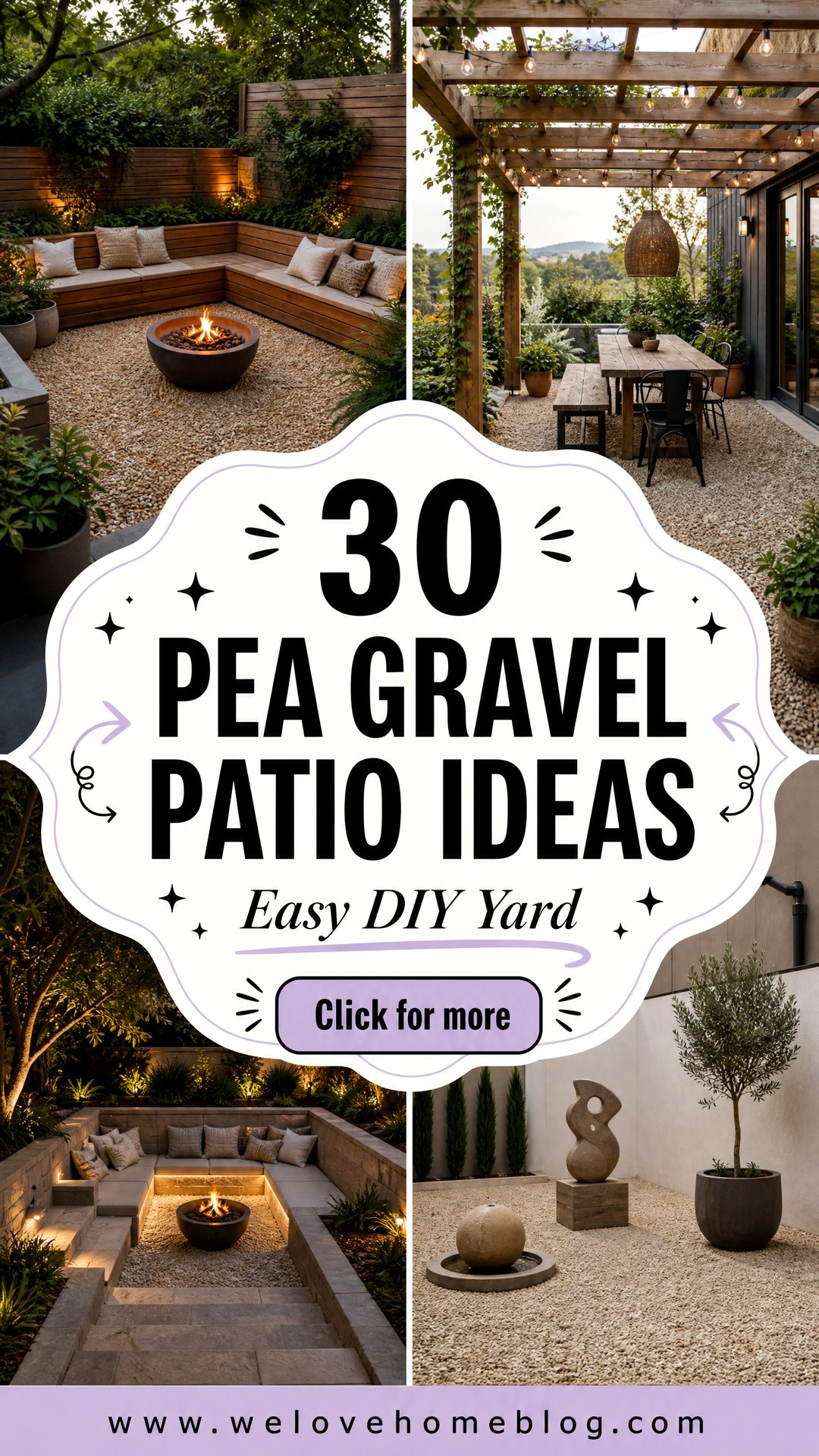 30 Pea Gravel Patio Ideas for an Easy DIY Yard - 30 Pea Gravel Patio Ideas for an Easy DIY Yard