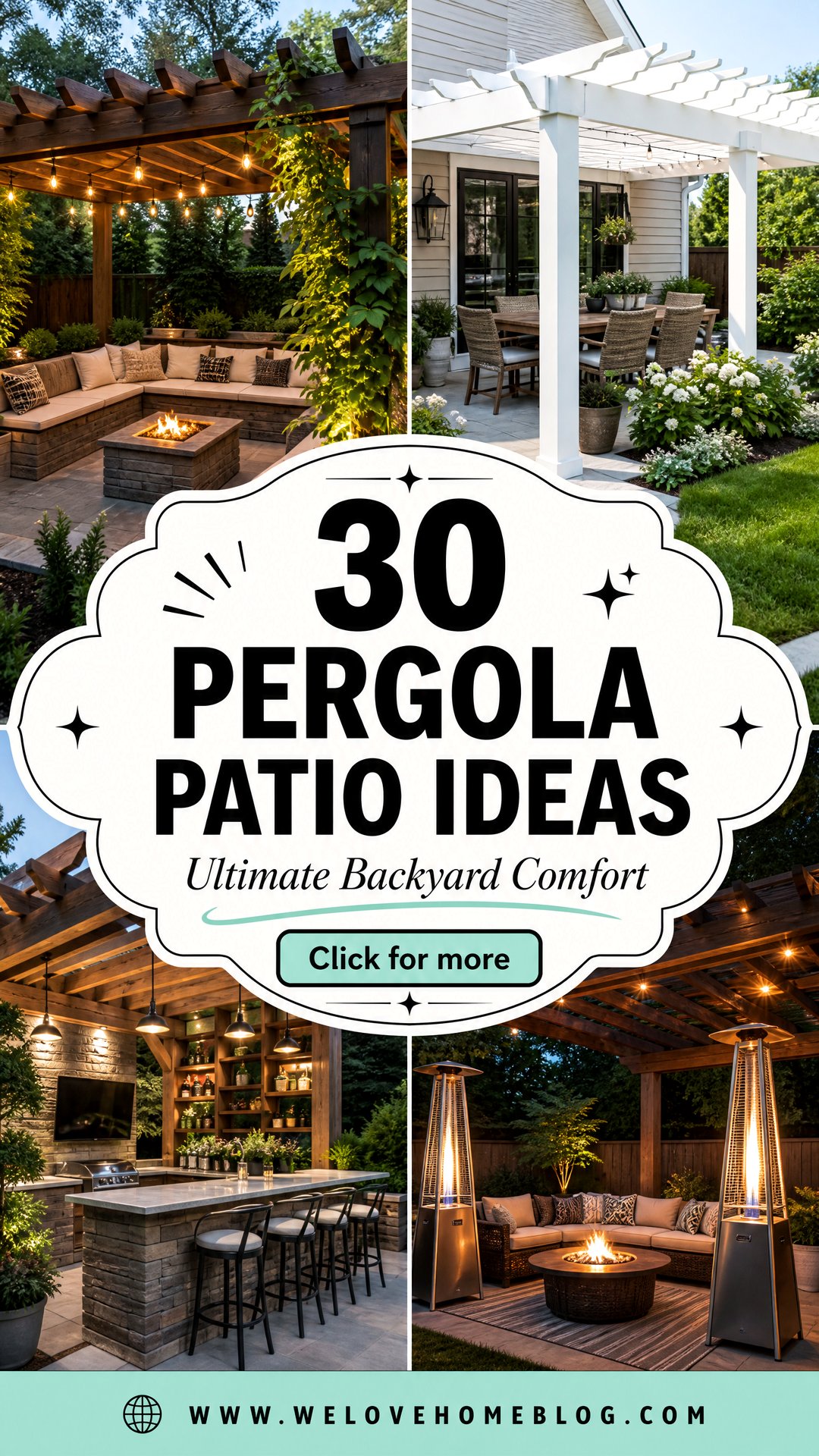 30 Pergola Backyard Patio Ideas for Ultimate Comfort - 30 Pergola Backyard Patio Ideas for Ultimate Comfort