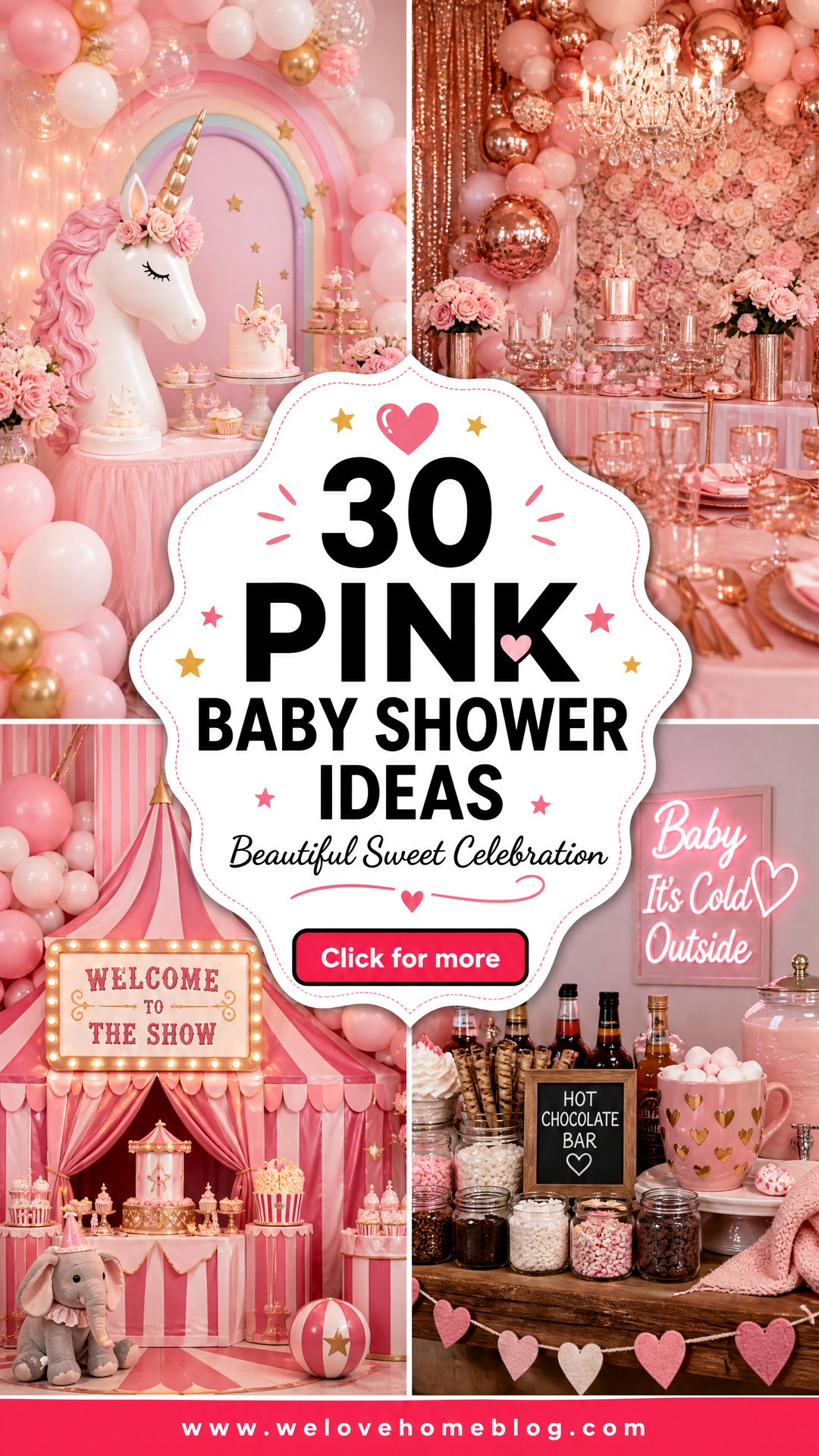30 Pink Baby Shower Ideas for a Beautiful Celebration - 30 Pink Baby Shower Ideas for a Beautiful Celebration