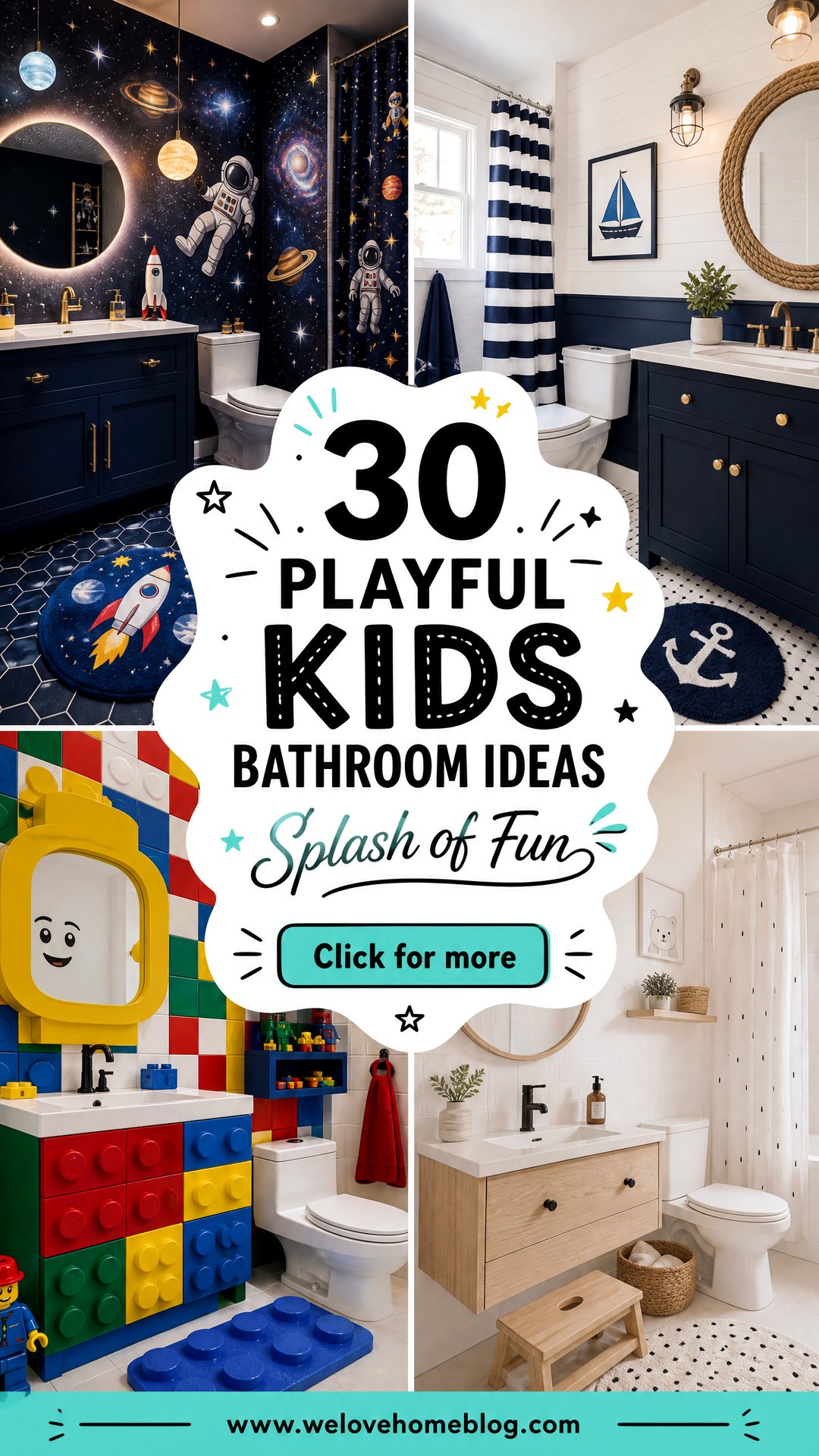 30 Playful Kids Bathroom Ideas for a Practical Space - 30 Playful Kids Bathroom Ideas for a Practical Space