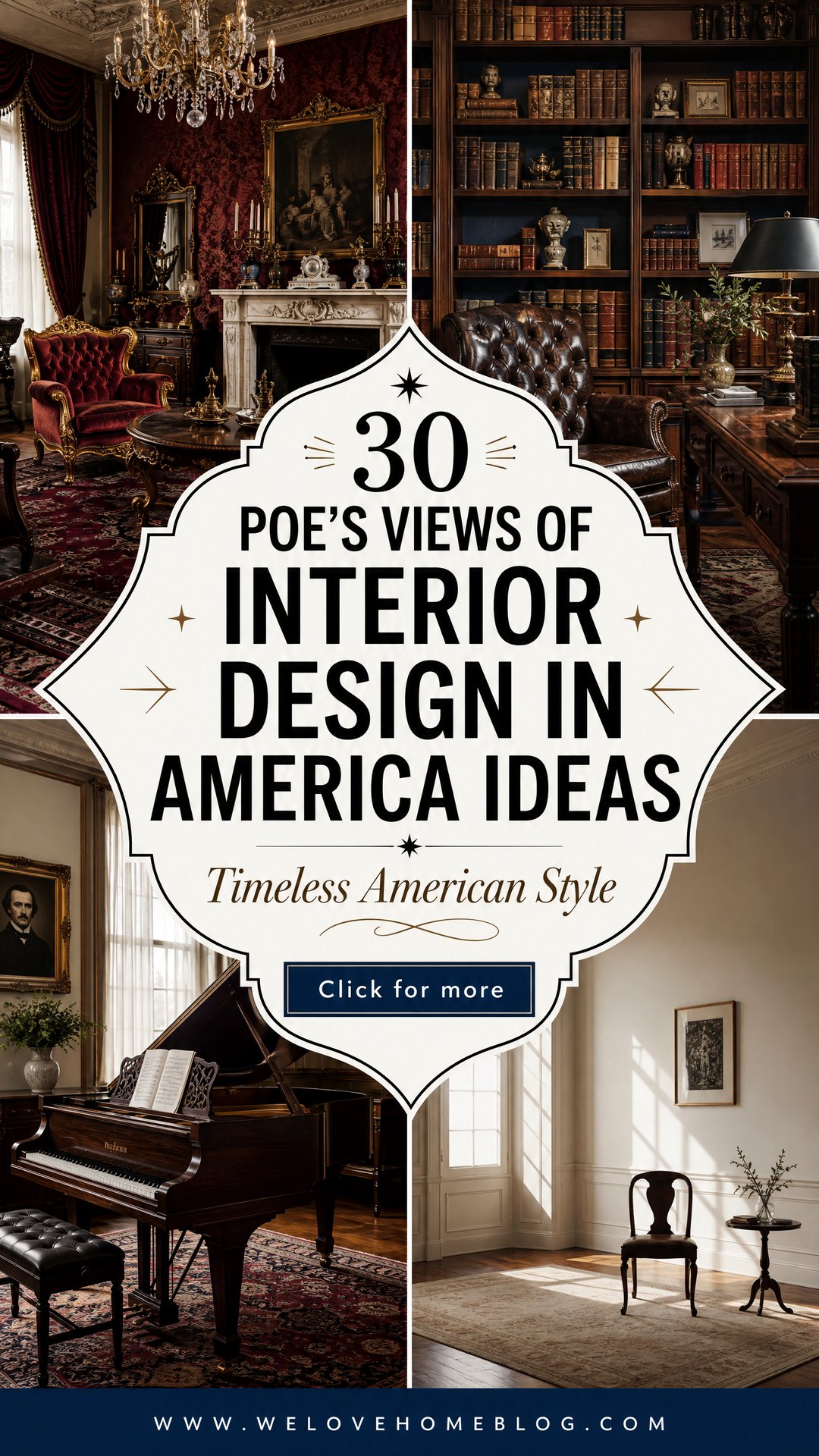 30 Poes Views of Interior Design in America Ideas - 30 Poe's Views of Interior Design in America Ideas