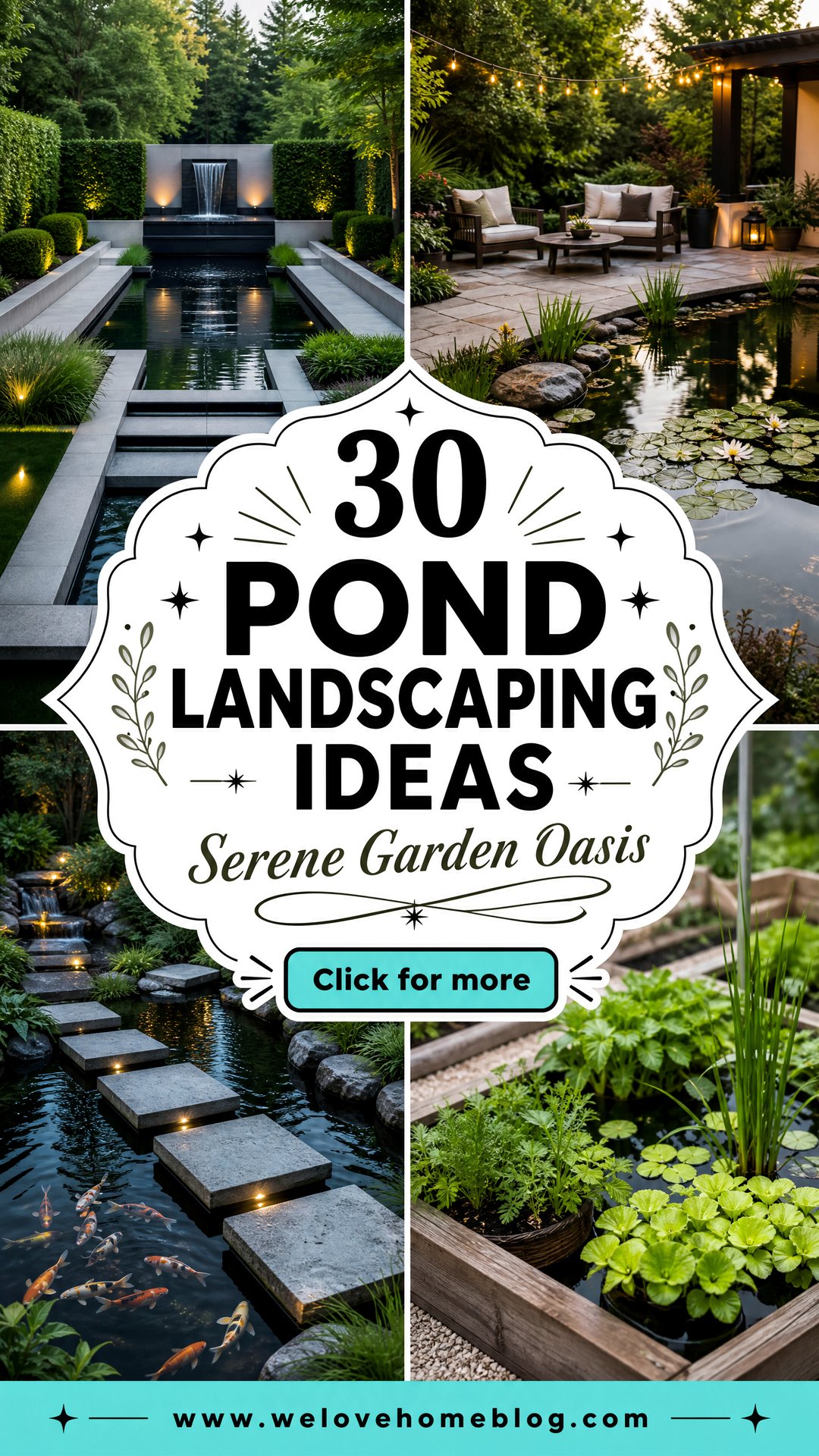 30 Pond Landscaping Ideas for a Serene Garden Oasis - 30 Pond Landscaping Ideas for a Serene Garden Oasis