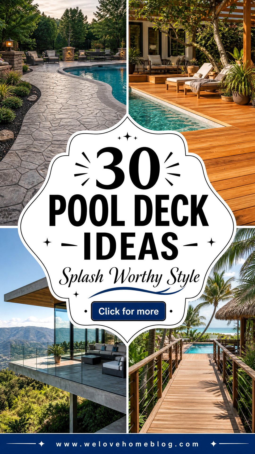30 Pool Deck Ideas to Enhance Your Home Swimming Area - 30 Pool Deck Ideas to Enhance Your Home Swimming Area