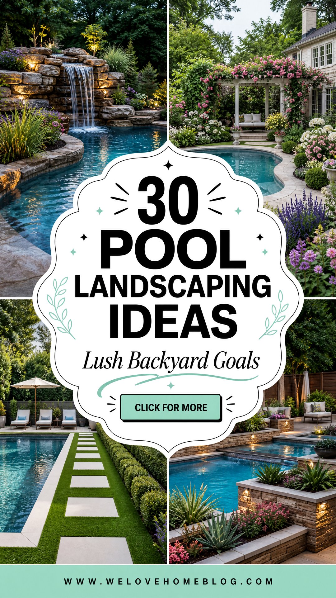 30 Pool Landscaping Design Ideas for a Lush Backyard - 30 Pool Landscaping Design Ideas for a Lush Backyard