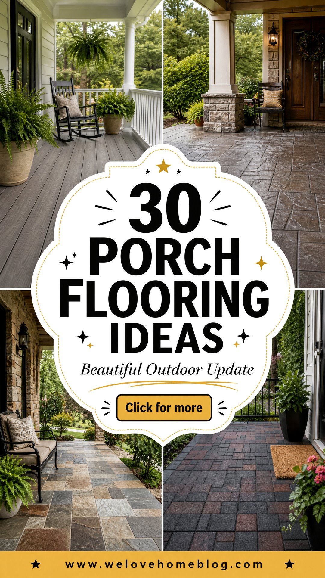 30 Porch Flooring Ideas for a Beautiful Outdoor Update - 30 Porch Flooring Ideas for a Beautiful Outdoor Update