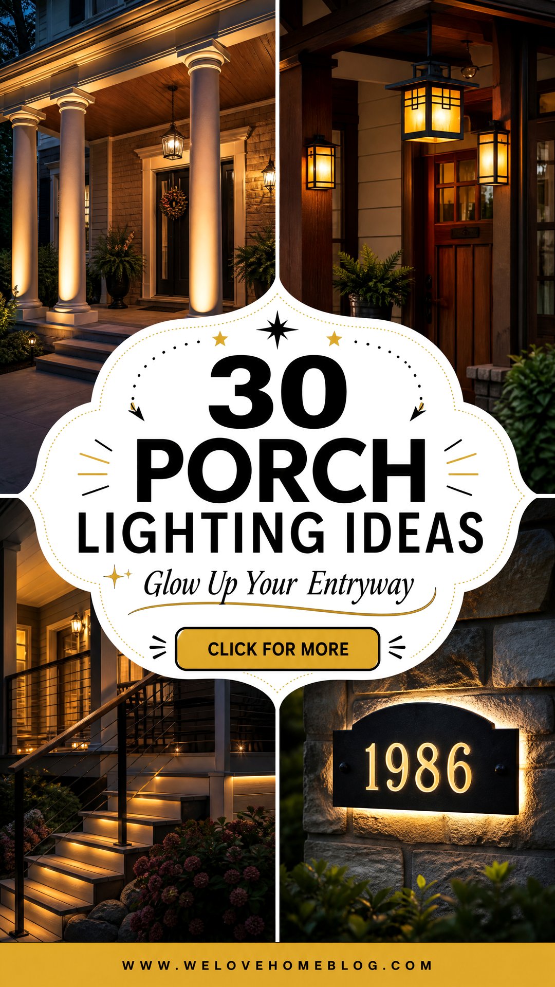 30 Porch Lighting Ideas to Brighten Your Front Entryway - 30 Porch Lighting Ideas to Brighten Your Front Entryway