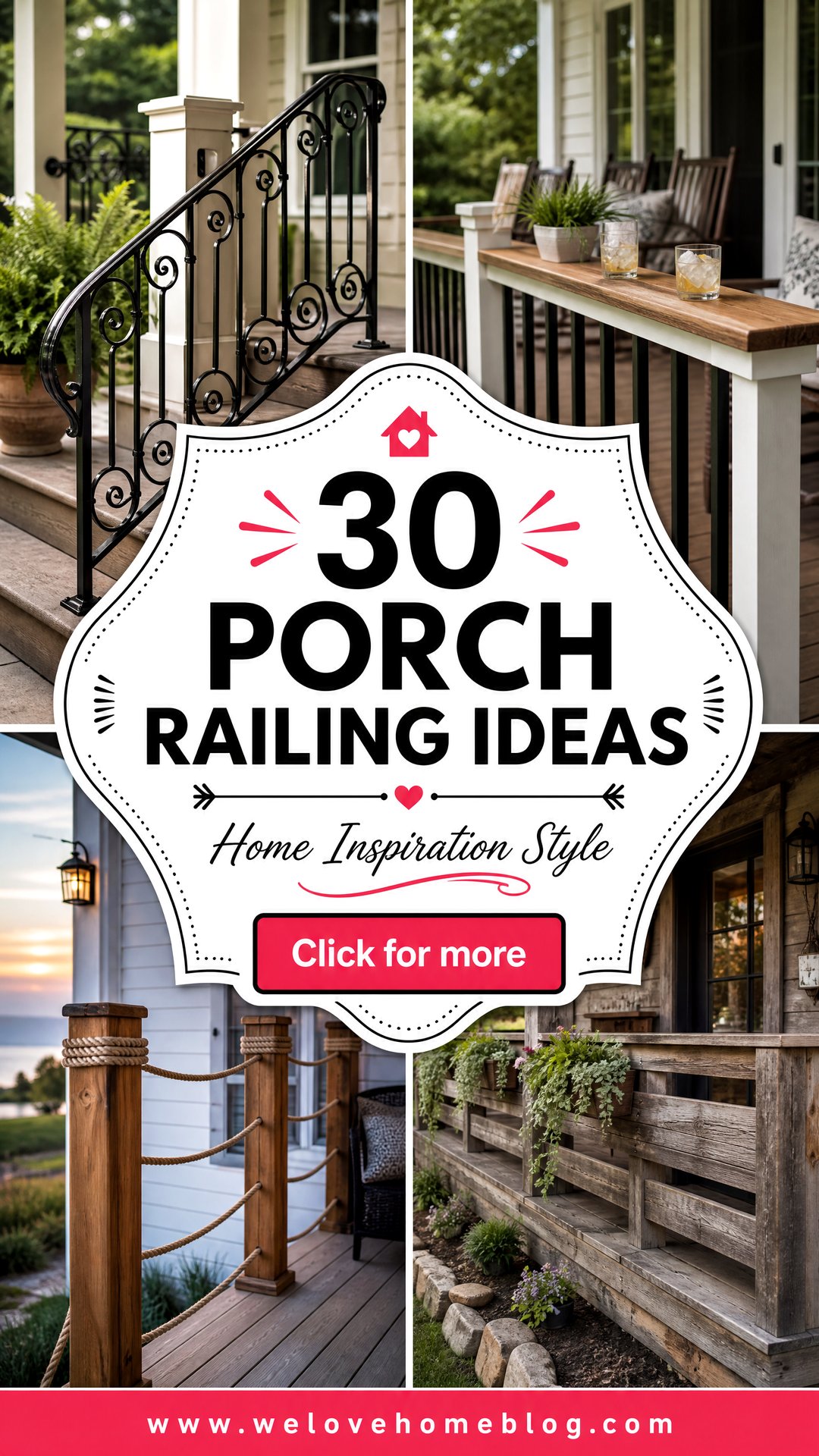 30 Porch Railing Ideas Pictures for Home Inspiration - 30 Porch Railing Ideas Pictures for Home Inspiration
