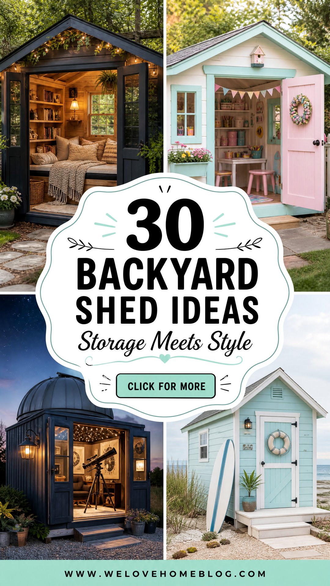30 Practical Backyard Shed Ideas for Storage and More - 30 Practical Backyard Shed Ideas for Storage and More