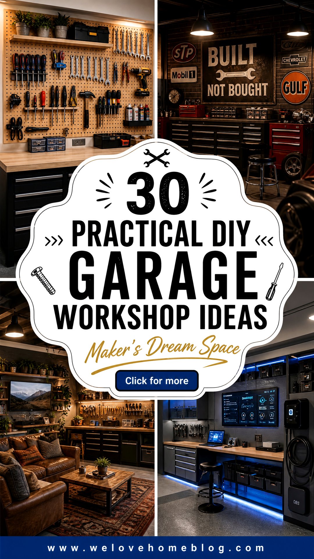 30 Practical DIY Garage Workshop Ideas for Makers - 30 Practical DIY Garage Workshop Ideas for Makers