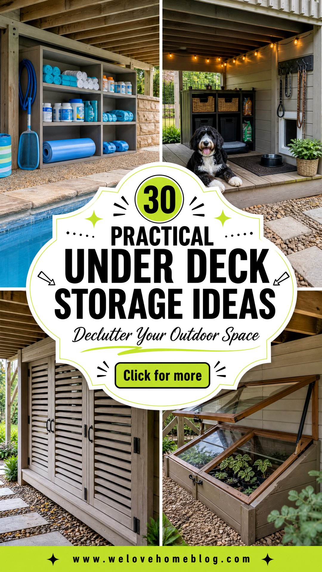 30 Practical Under Deck Storage Ideas to Declutter - 30 Practical Under Deck Storage Ideas to Declutter