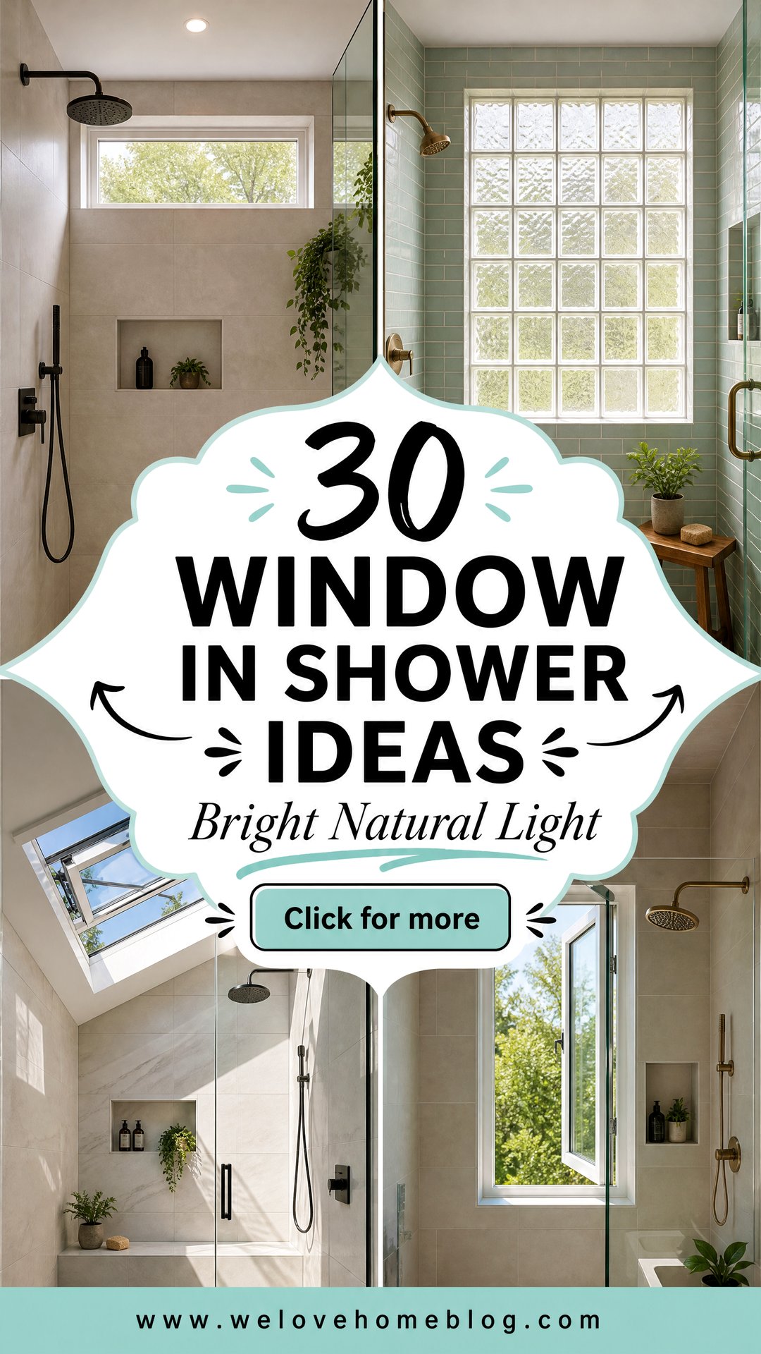 30 Practical Window in Shower Ideas for Natural Light - 30 Practical Window in Shower Ideas for Natural Light