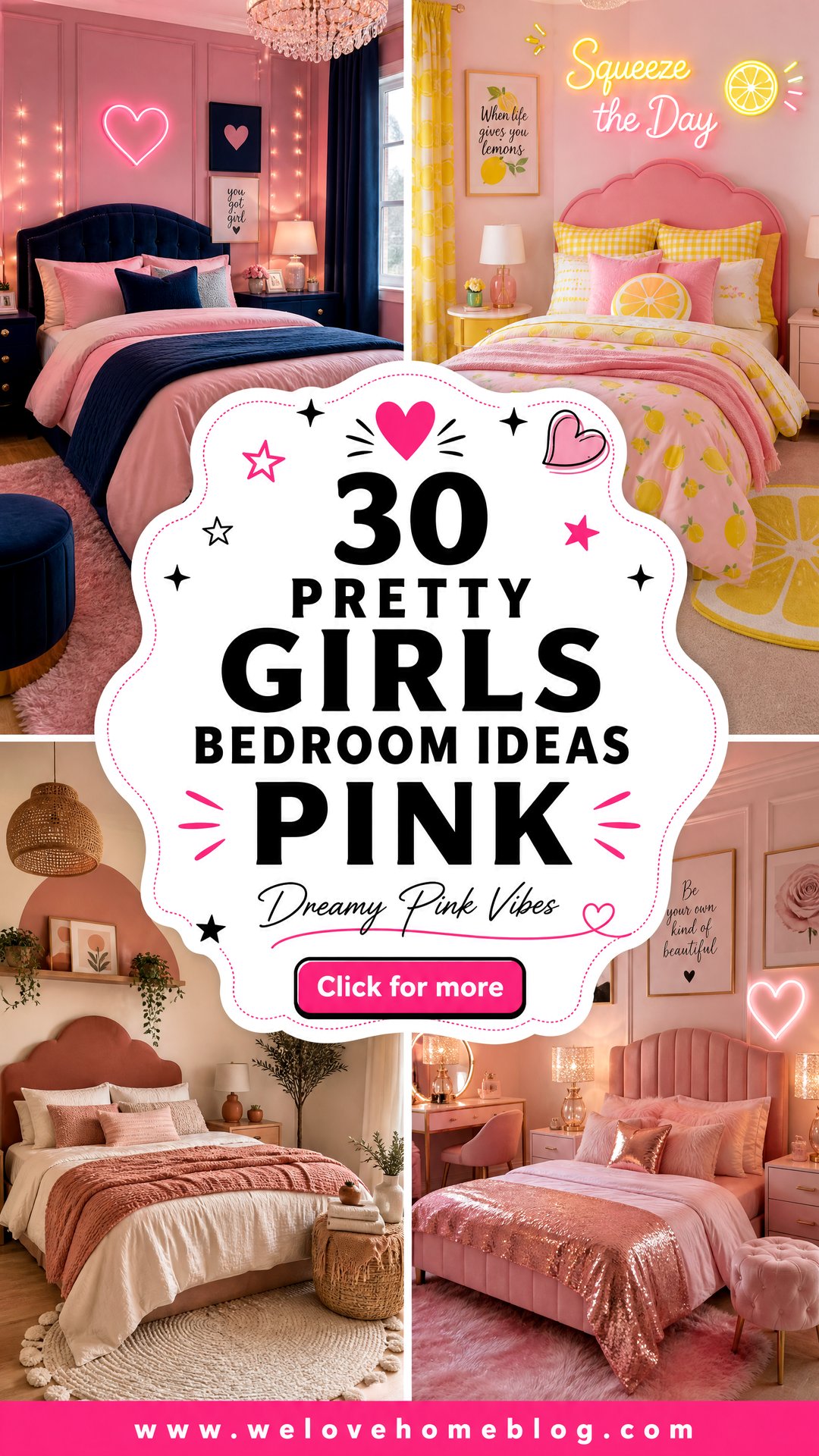 30 Pretty Girls Bedroom Ideas Pink for a Dreamy Space - 30 Pretty Girls Bedroom Ideas Pink for a Dreamy Space