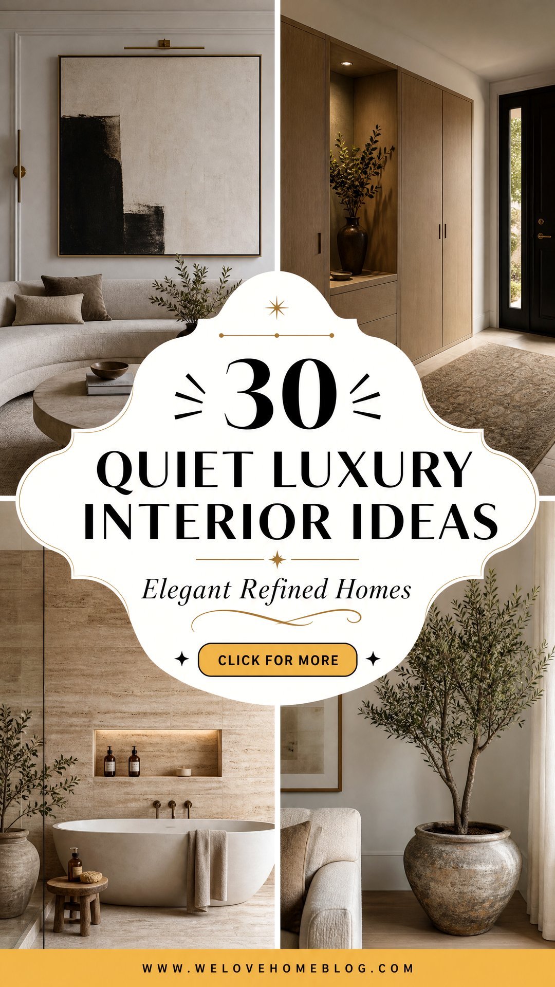 30 Quiet Luxury Interior Design Ideas for Elegant Homes - 30 Quiet Luxury Interior Design Ideas for Elegant Homes