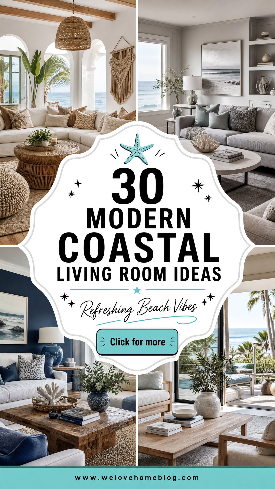 30 Refreshing Modern Coastal Living Room Ideas - 30 Refreshing Modern Coastal Living Room Ideas