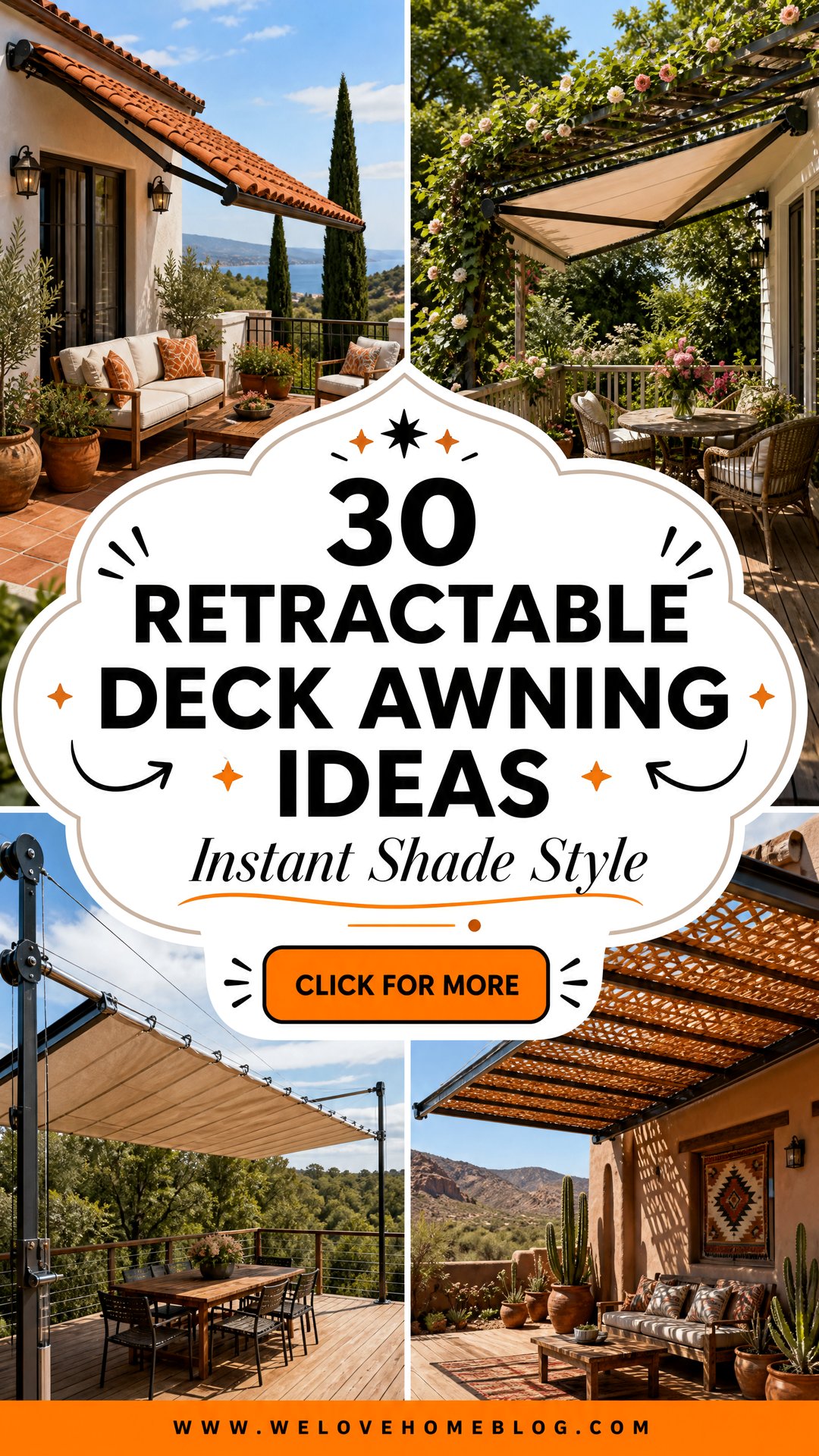 30 Retractable Deck Awning Ideas for Instant Shade - 30 Retractable Deck Awning Ideas for Instant Shade