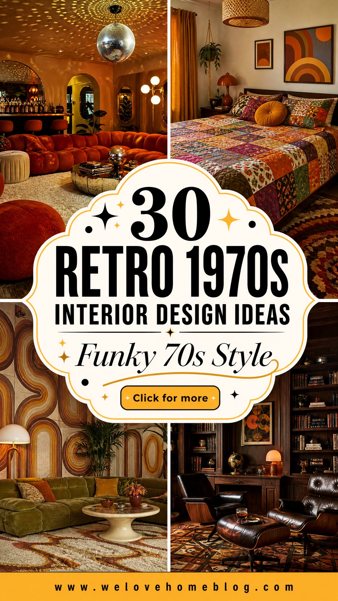 30 Retro 1970s Interior Design Ideas for Your Home - 30 Retro 1970s Interior Design Ideas for Your Home