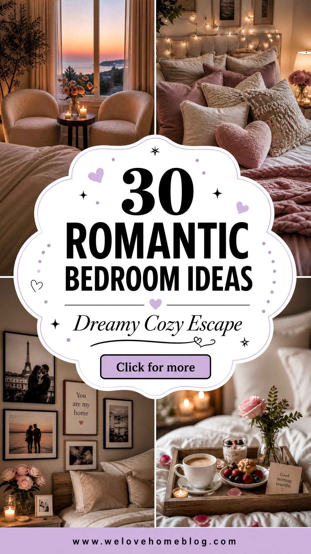 30 Romantic Bedroom Ideas for a Dreamy and Cozy Space - 30 Romantic Bedroom Ideas for a Dreamy and Cozy Space