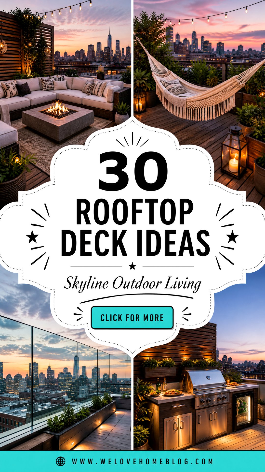 30 Rooftop Deck Ideas for a Stunning Outdoor Space - 30 Rooftop Deck Ideas for a Stunning Outdoor Space