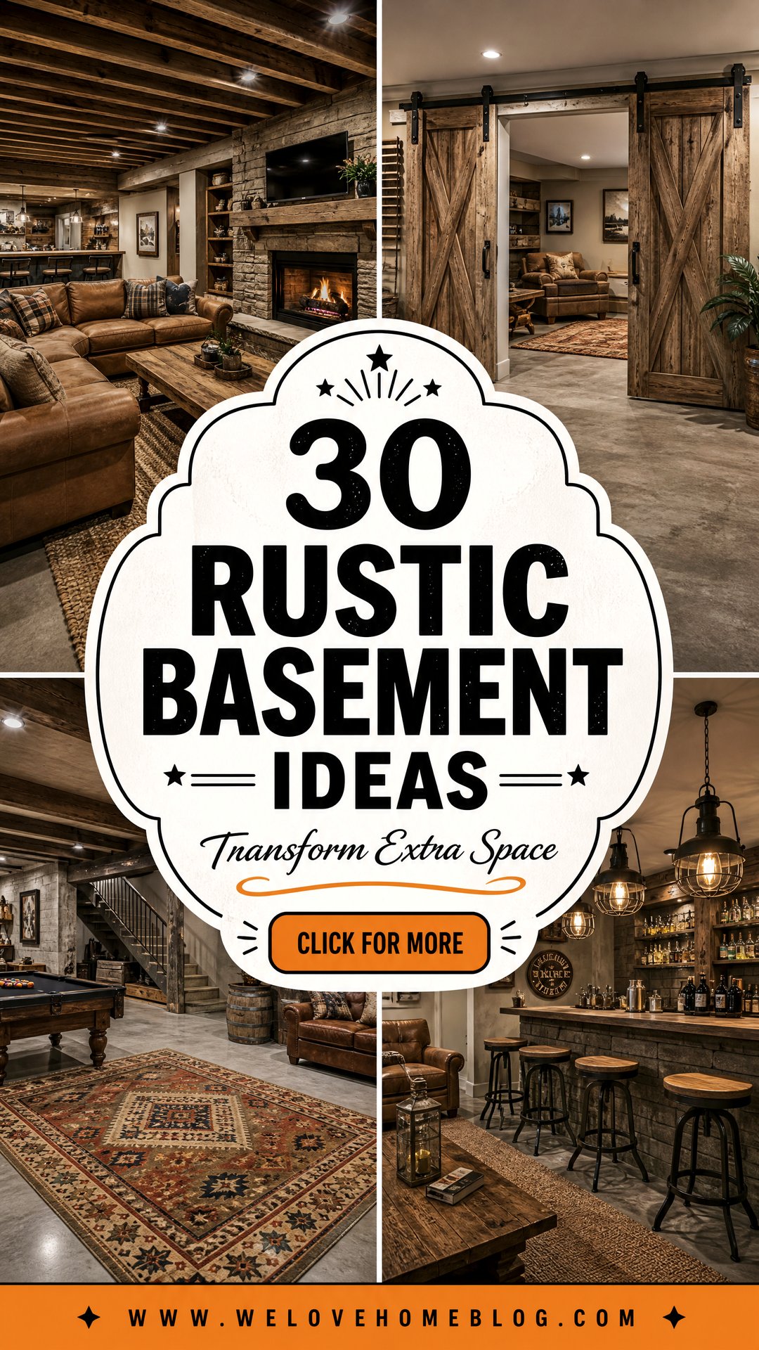 30 Rustic Basement Ideas to Transform Your Extra Space - 30 Rustic Basement Ideas to Transform Your Extra Space