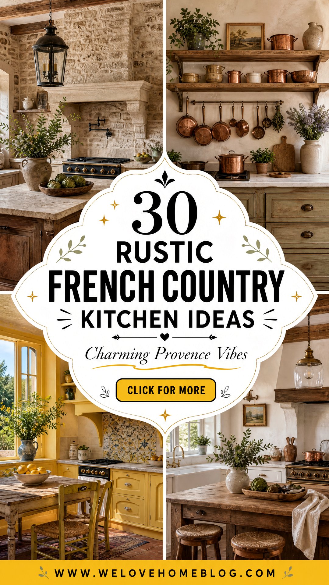30 Rustic French Country Kitchen Ideas You Will Love - 30 Rustic French Country Kitchen Ideas You Will Love