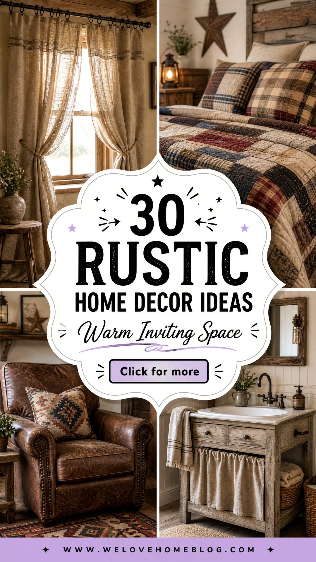30 Rustic Home Decor Ideas for a Warm and Inviting Space - 30 Rustic Home Decor Ideas for a Warm and Inviting Space
