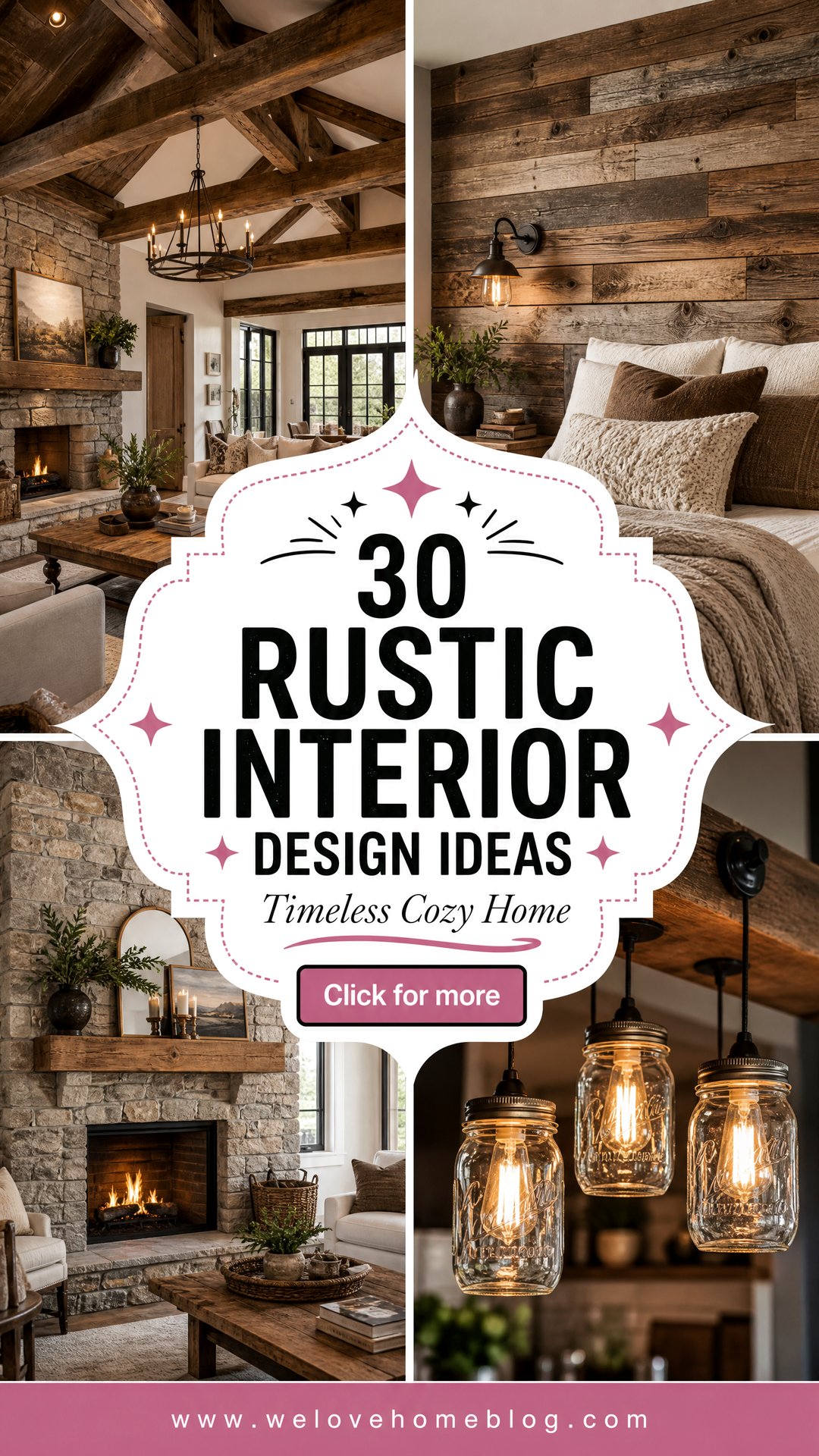 30 Rustic Interior Design Ideas for a Timeless Home - 30 Rustic Interior Design Ideas for a Timeless Home
