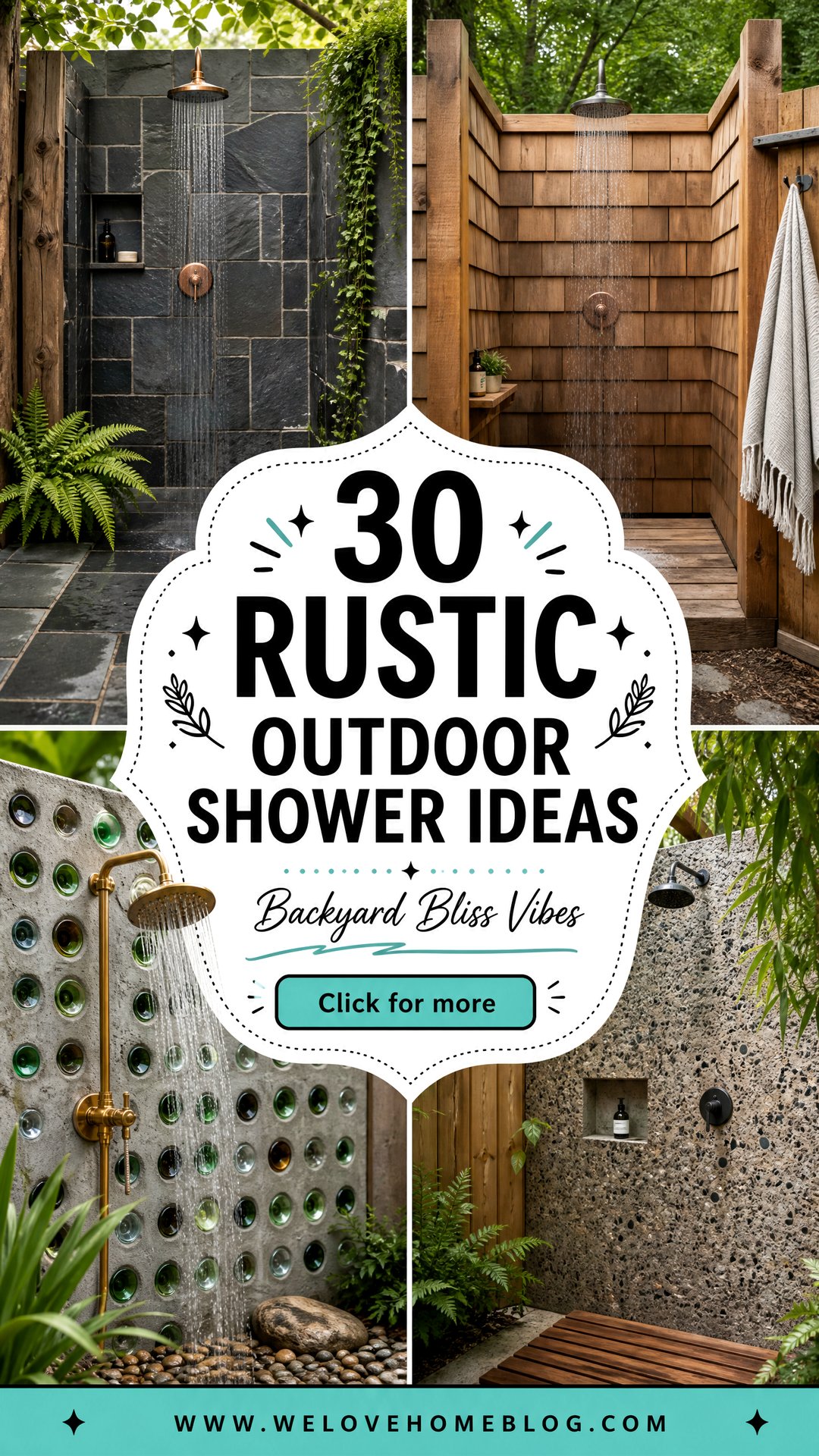 30 Rustic Outdoor Shower Ideas for Your Backyard - 30 Rustic Outdoor Shower Ideas for Your Backyard