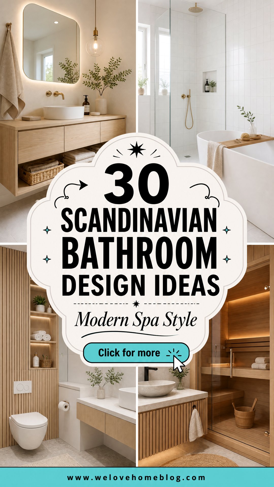 30 Scandinavian Bathroom Design Ideas for Modern Spas - 30 Scandinavian Bathroom Design Ideas for Modern Spas