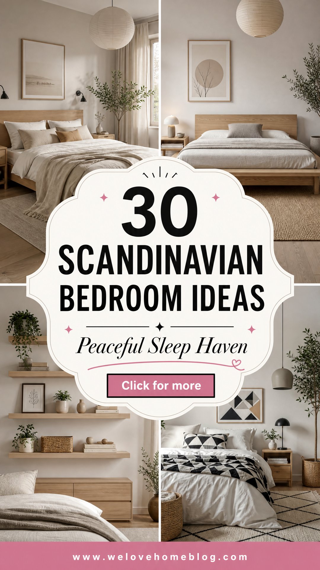 30 Scandinavian Bedroom Ideas for a Peaceful Sleep - 30 Scandinavian Bedroom Ideas for a Peaceful Sleep