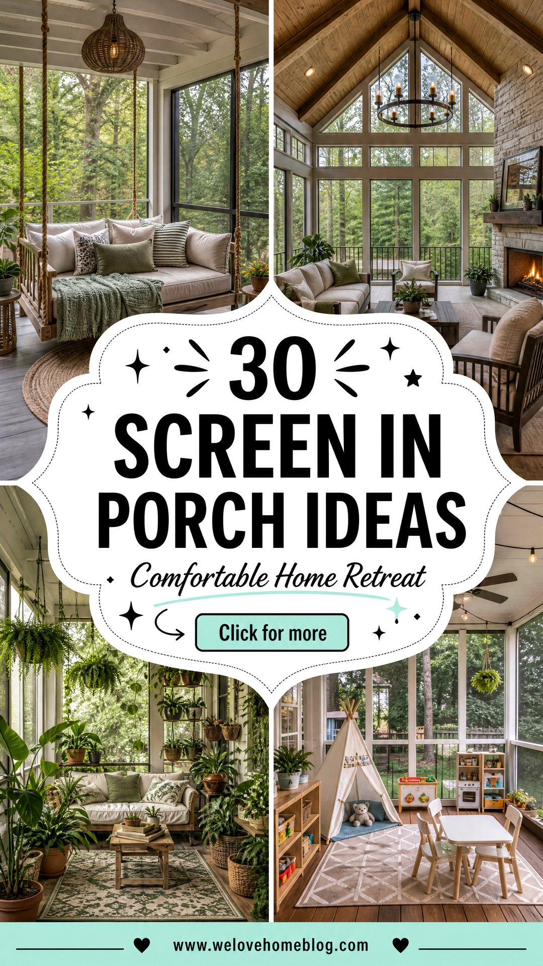 30 Screen in Porch Ideas for a Comfortable Home - 30 Screen in Porch Ideas for a Comfortable Home