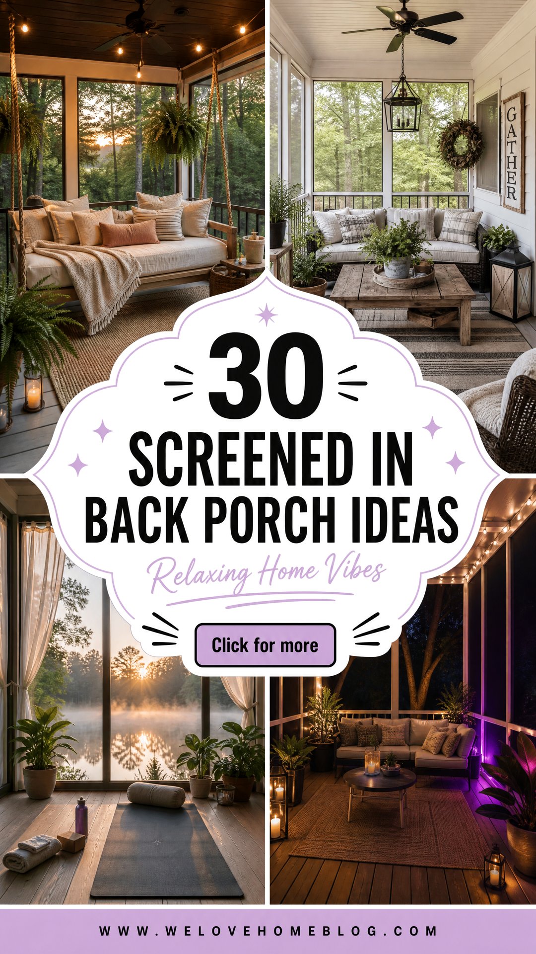30 Screened in Back Porch Ideas for Your Home - 30 Screened in Back Porch Ideas for Your Home
