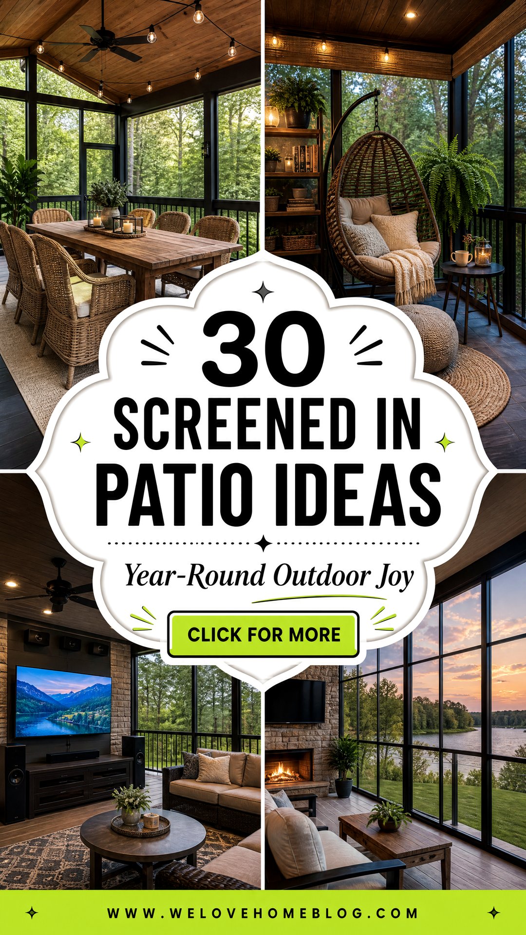 30 Screened in Patio Ideas for Year-Round Enjoyment - 30 Screened in Patio Ideas for Year-Round Enjoyment