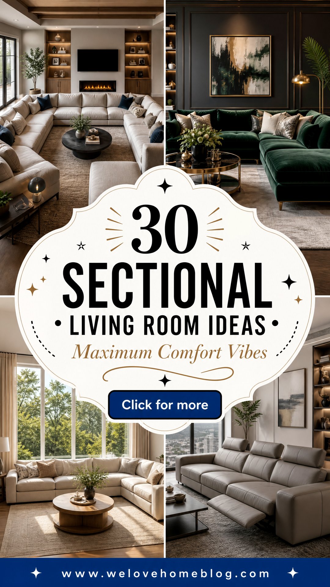 30 Sectional Living Room Ideas for Maximum Comfort - 30 Sectional Living Room Ideas for Maximum Comfort