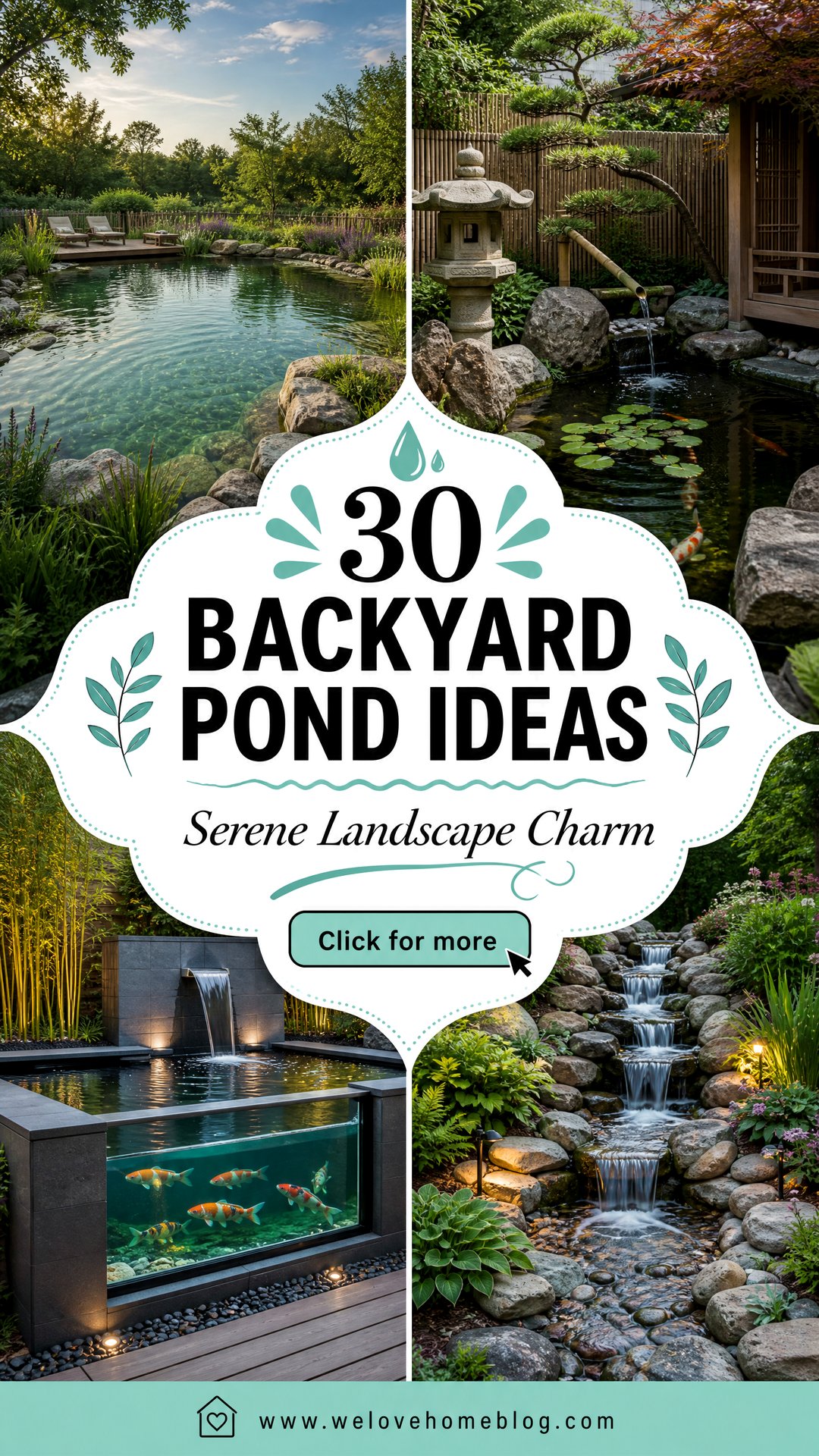 30 Serene Backyard Pond Ideas to Enhance Your Landscape - 30 Serene Backyard Pond Ideas to Enhance Your Landscape