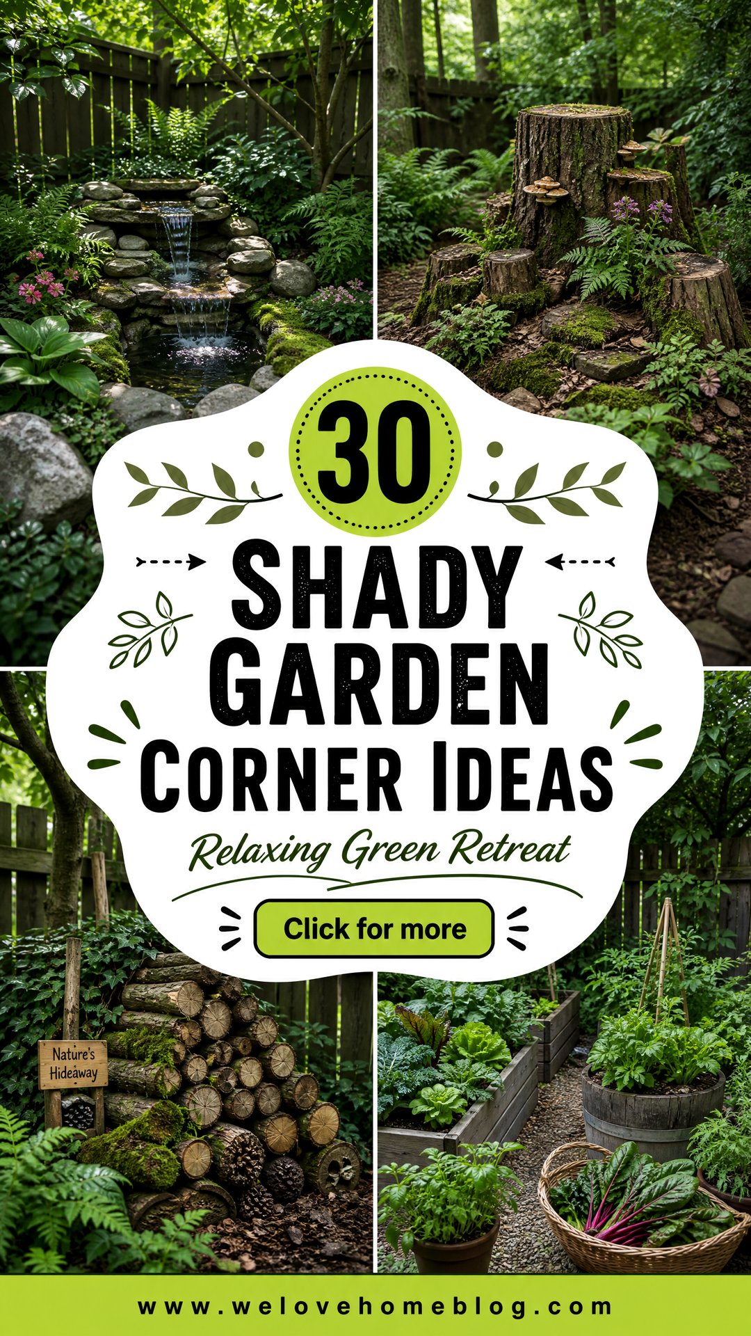 30 Shady Garden Corner Ideas for a Relaxing Retreat - 30 Shady Garden Corner Ideas for a Relaxing Retreat