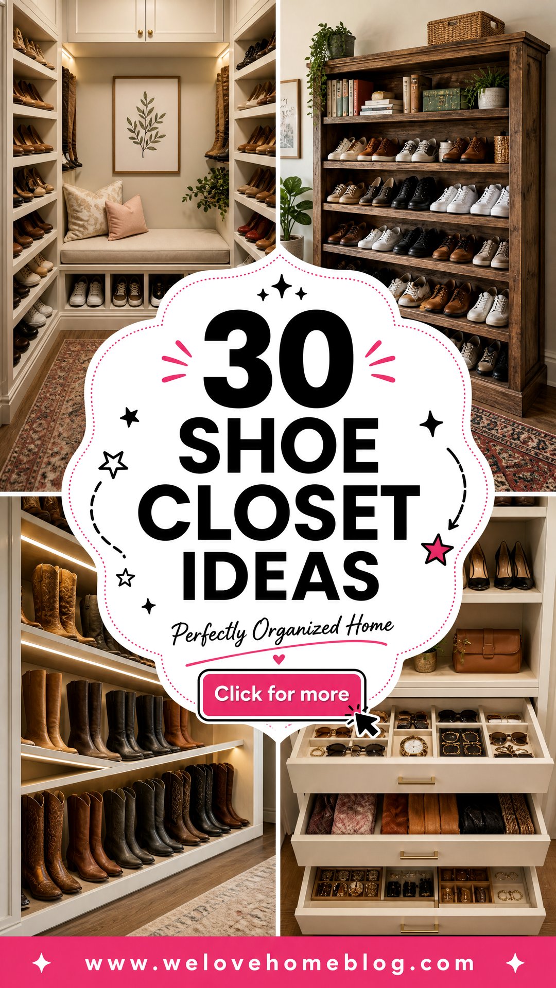 30 Shoe Closet Ideas for a Perfectly Organized Home - 30 Shoe Closet Ideas for a Perfectly Organized Home