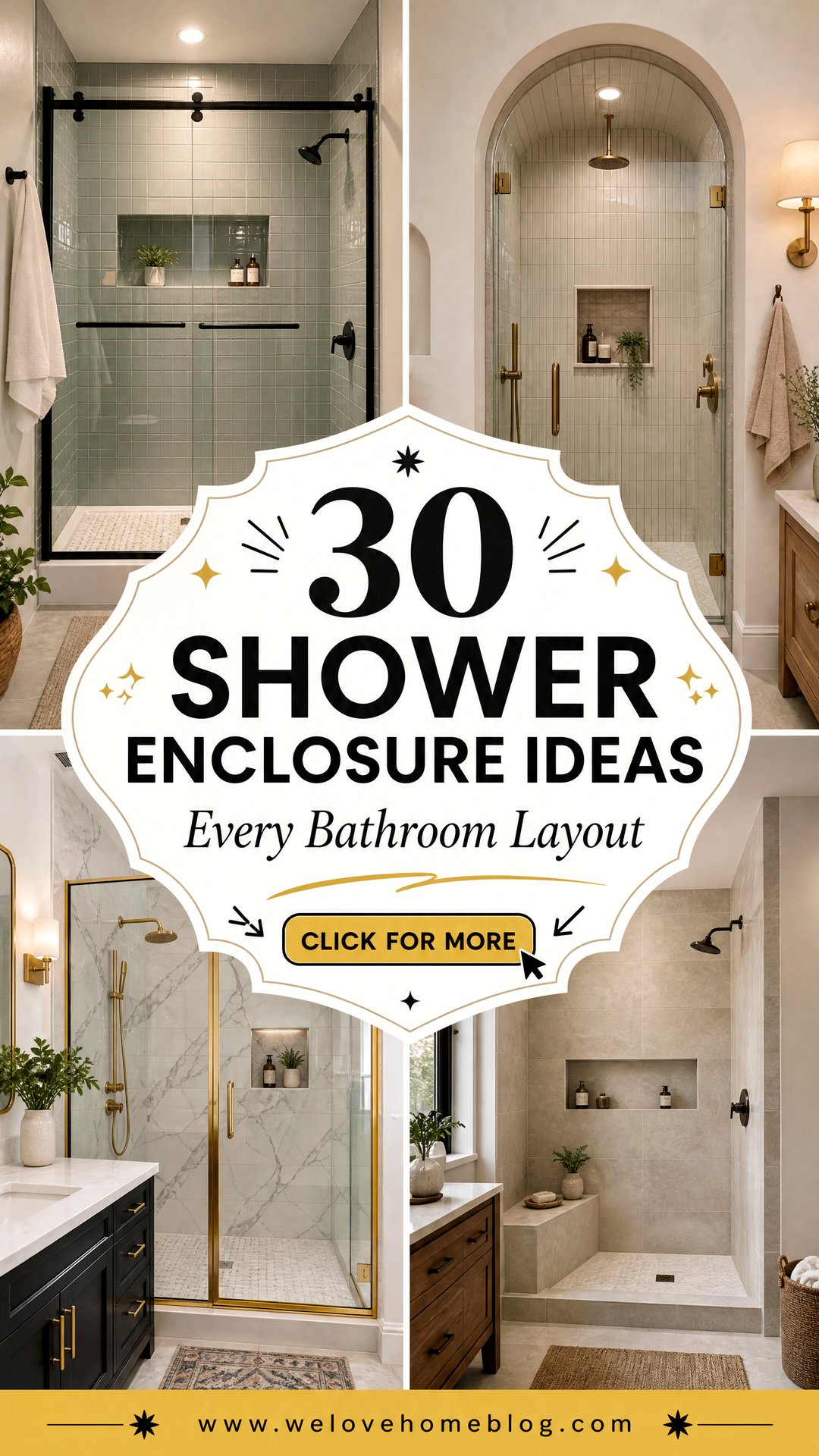 30 Shower Enclosure Ideas for Every Bathroom Layout - 30 Shower Enclosure Ideas for Every Bathroom Layout