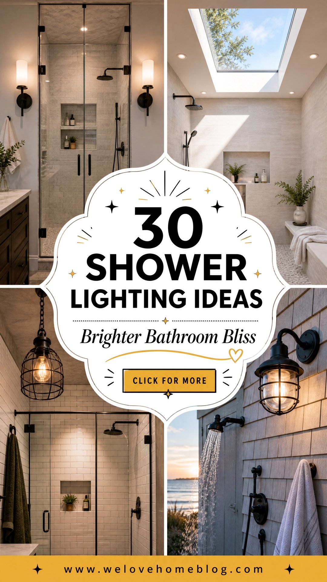 30 Shower Lighting Ideas for a Brighter Bathroom - 30 Shower Lighting Ideas for a Brighter Bathroom