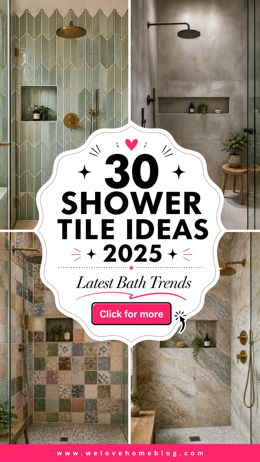 30 Shower Tile Ideas 2025 Latest Bathroom Trends - 30 Shower Tile Ideas 2025: Latest Bathroom Trends